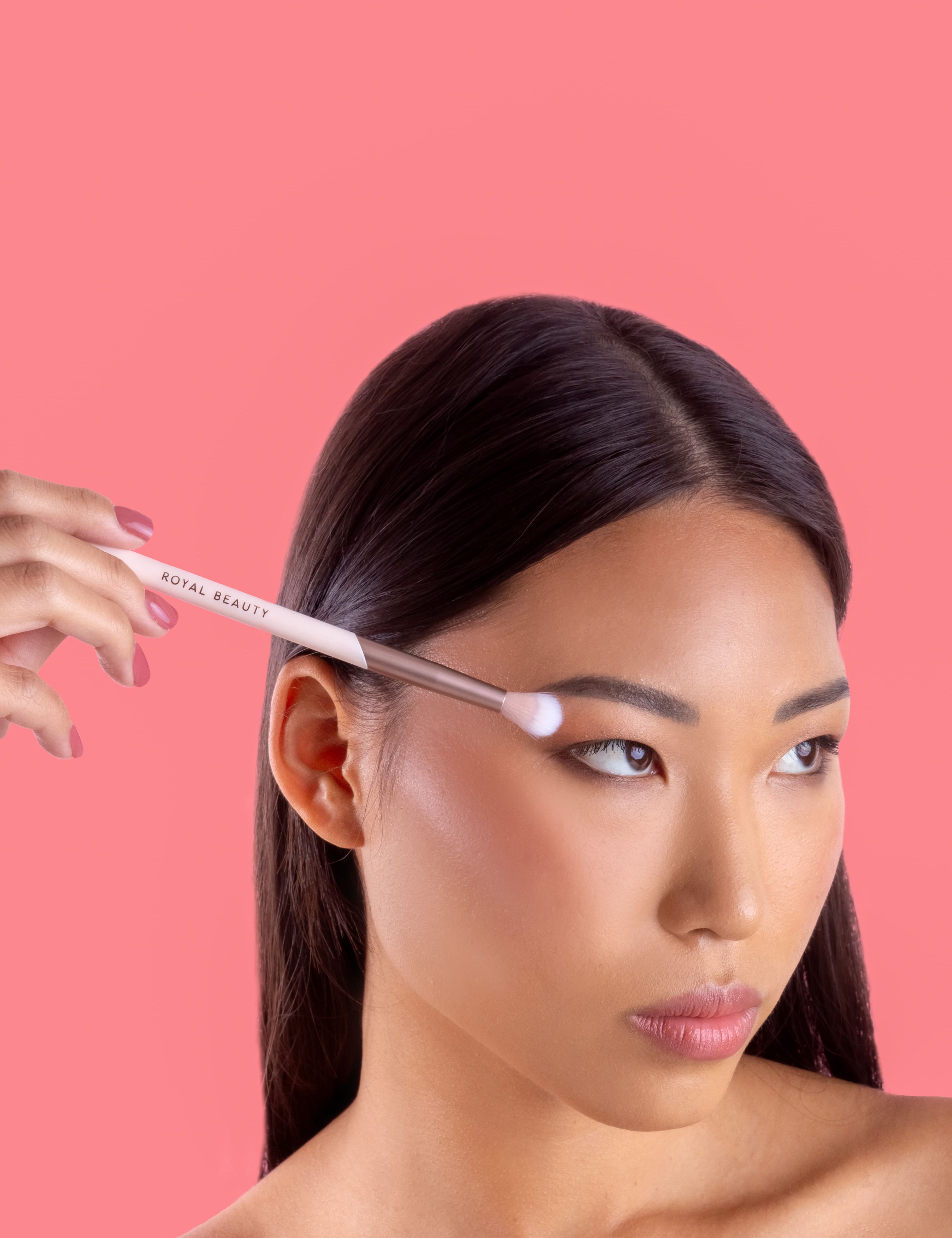Pennello Duo Grande per Sfumatura Occhi | Royal Beauty