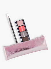 Mini-Kosmetiktasche mit Augenpalette und schwarzem Kajalstift -  | Royal Beauty
