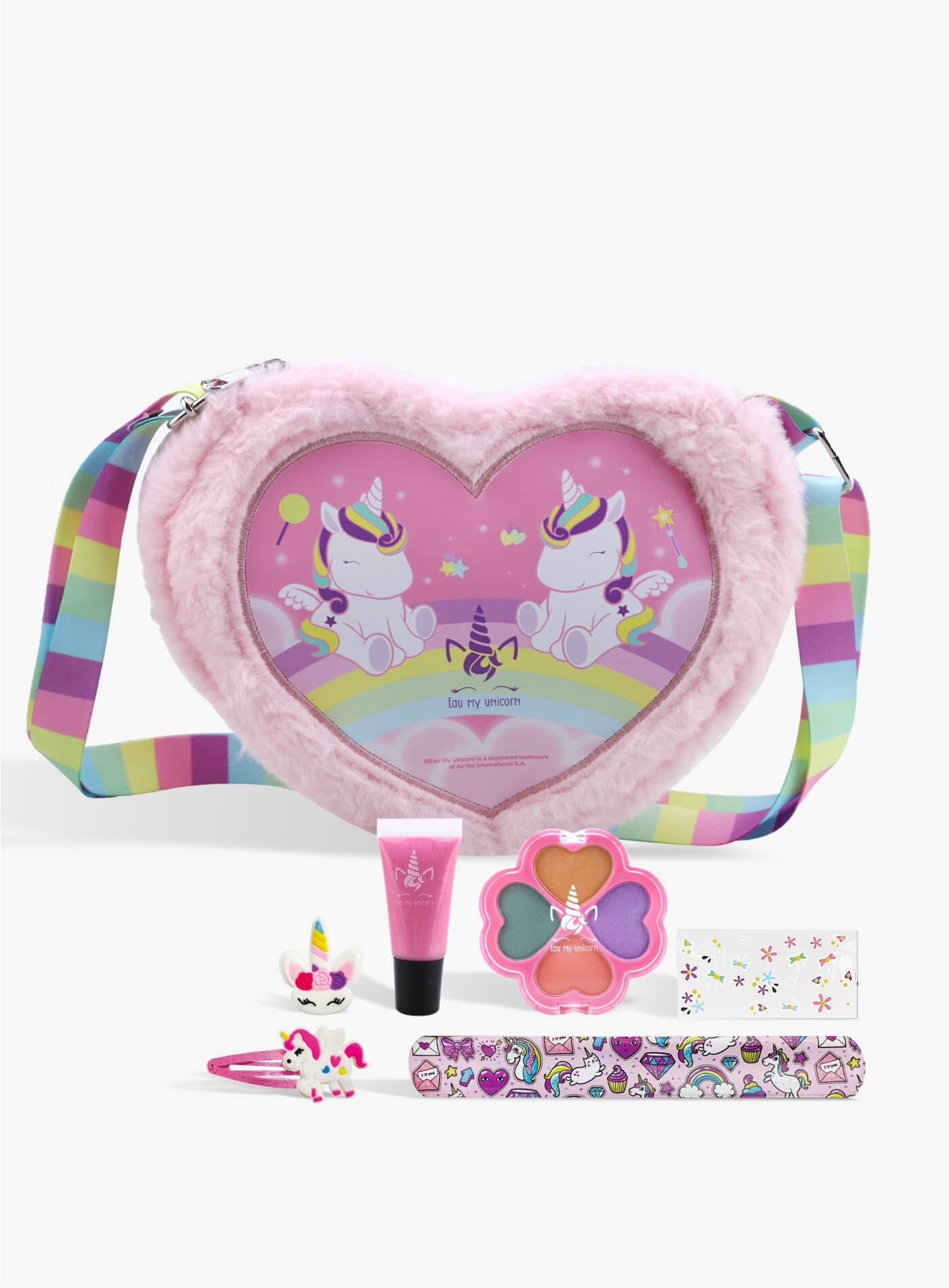 Pochette Peluche Rosa Unicorno -  | Royal Beauty