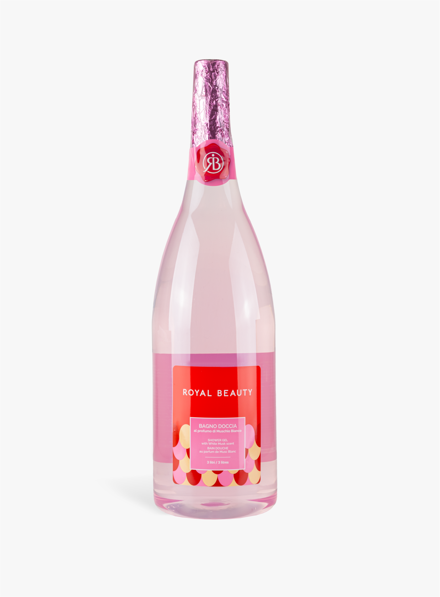 Bagnoschiuma Muschio Bianco - 3 Litri | Royal Beauty
