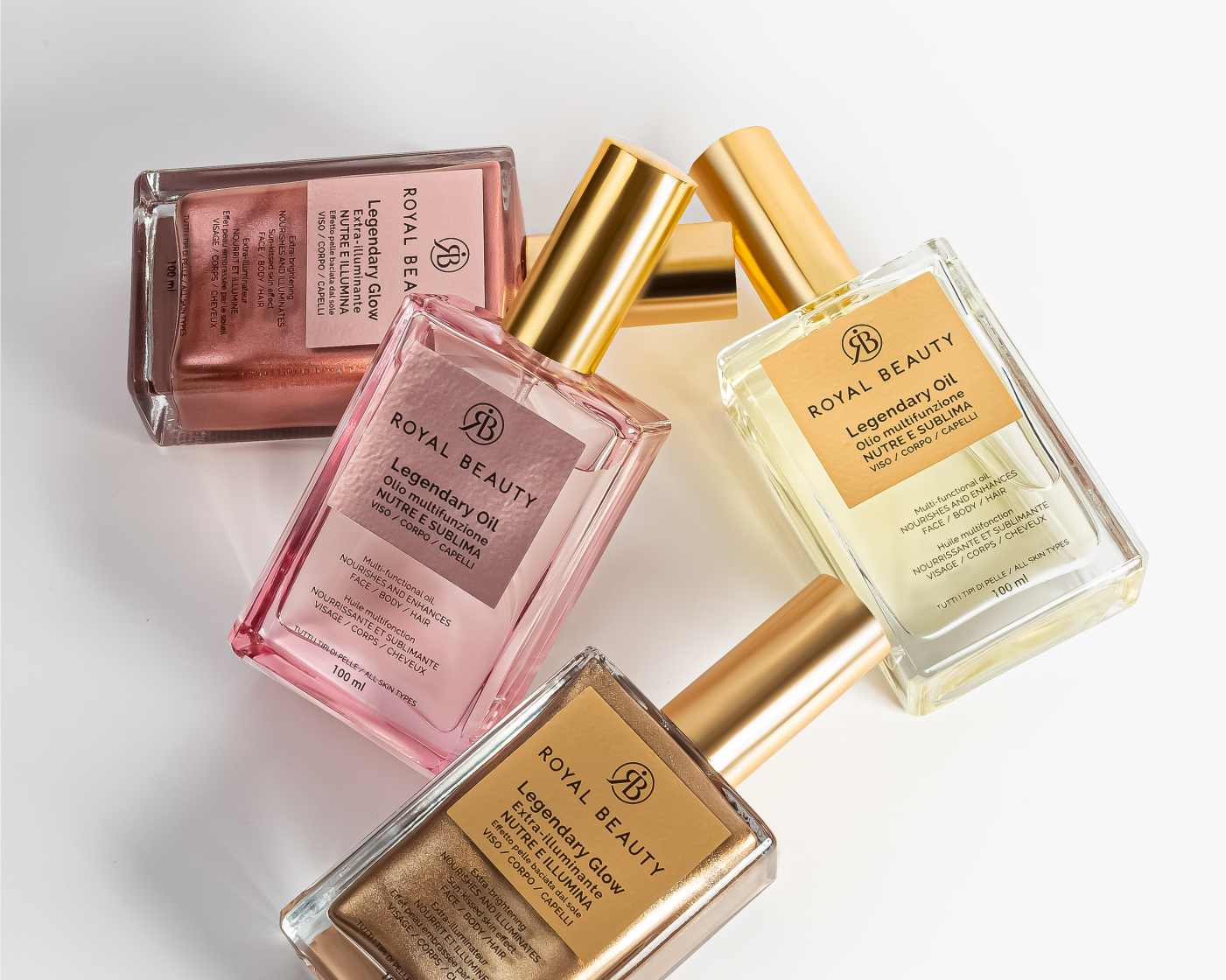 Olio corpo e shimmer: come illuminare la pelle tutto l'anno | Royal Beauty