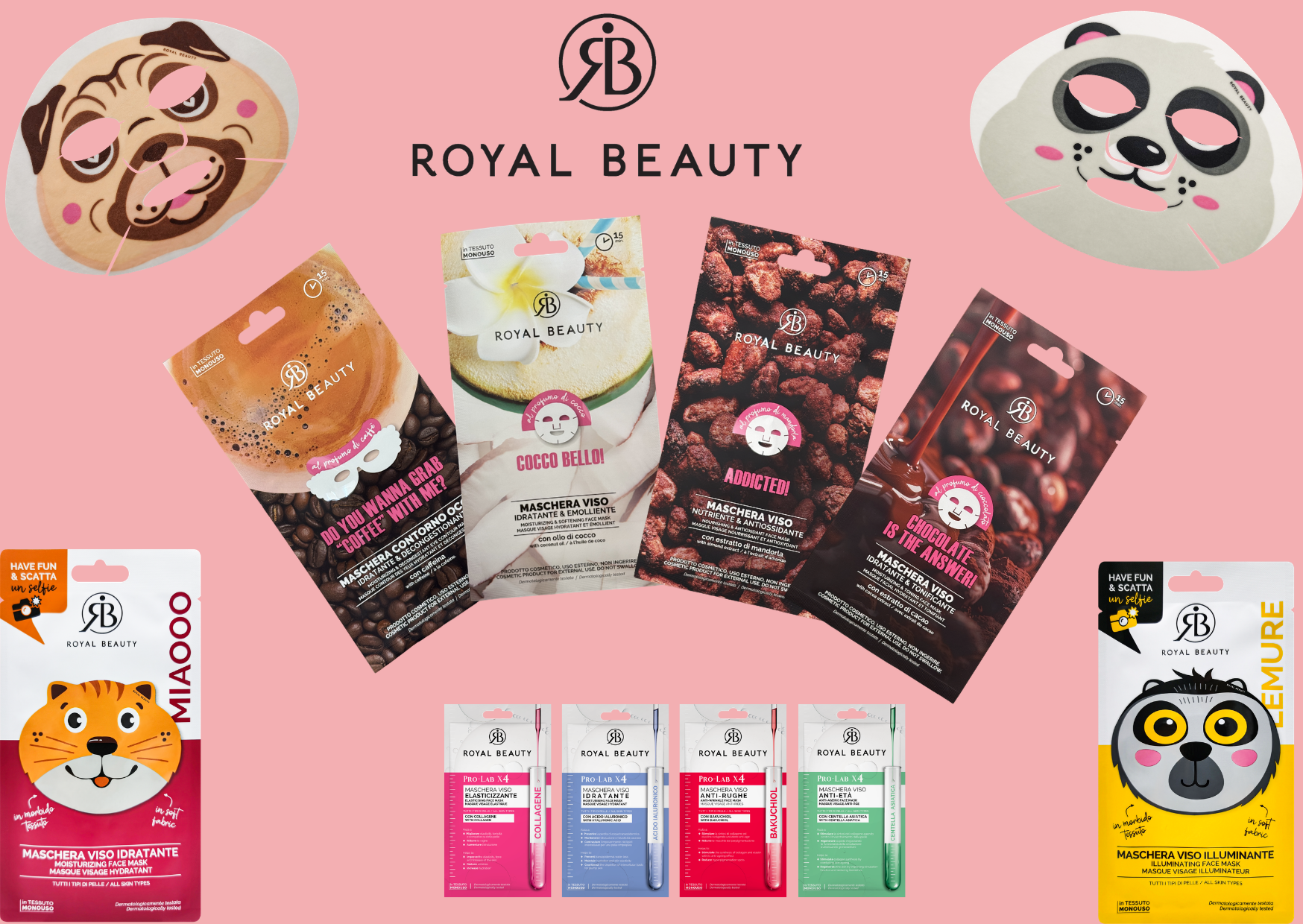 Pelle perfetta e selfie da urlo: le maschere Royal Beauty più divertenti | Königliche Schönheit