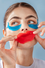 Patch Occhi + Maschera Labbra Acido Ialuronico + Collagene | Eye & Lip Patches Idratanti -  | Königliche Schönheit