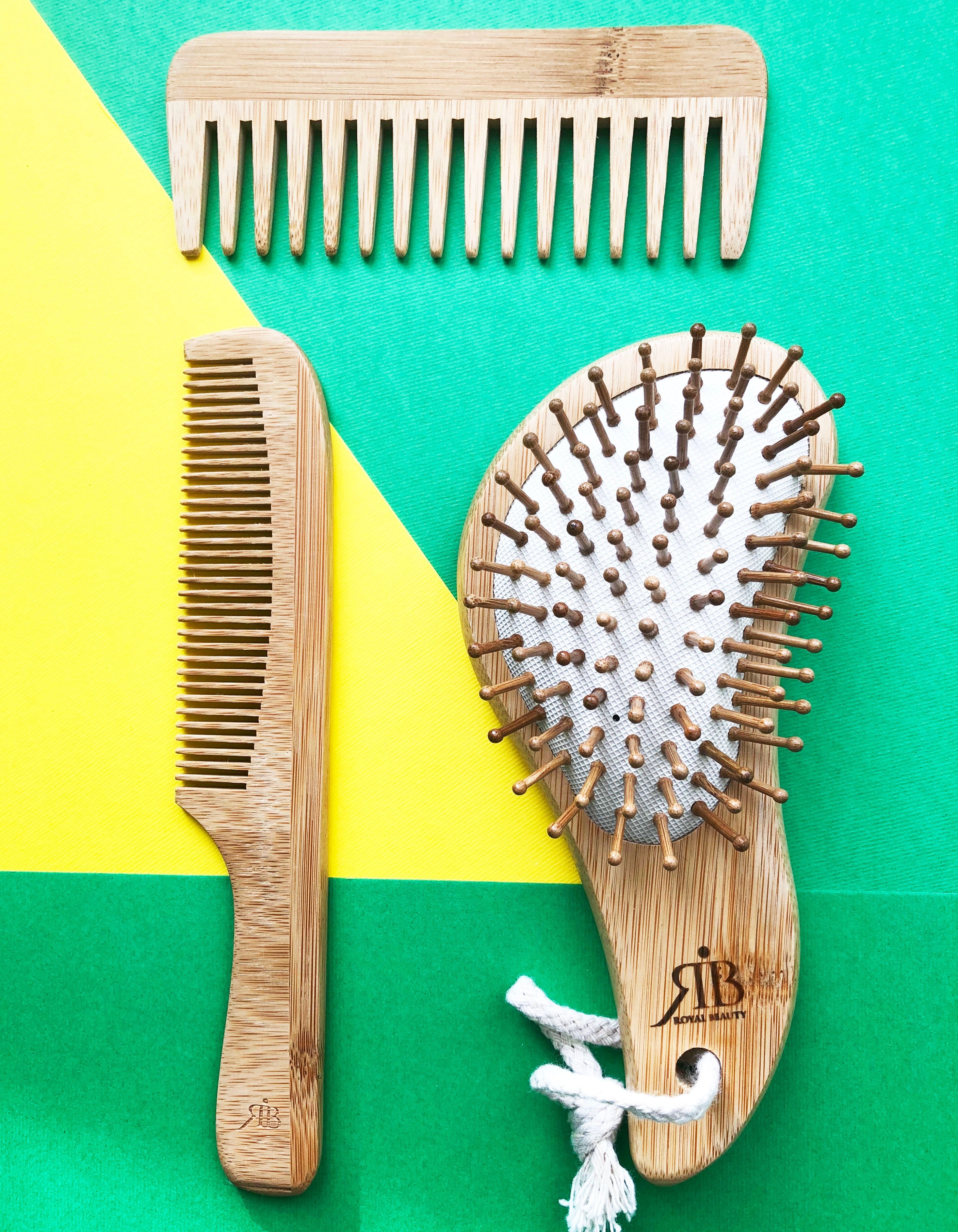 Pettine bambù denti larghi | Royal Beauty