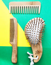 Spazzola in bambù onda con cuscino -  | Royal Beauty