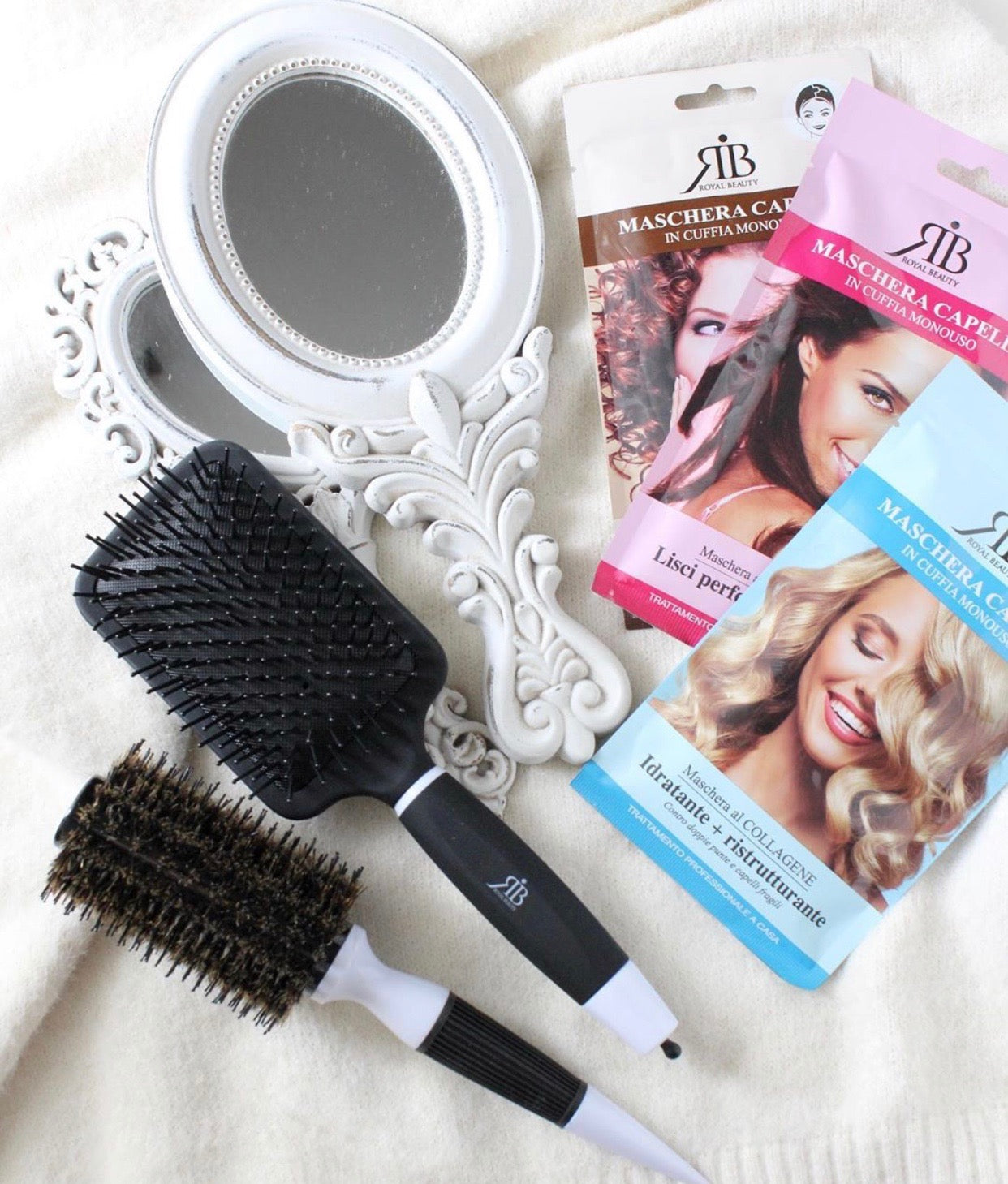 Spazzola larga con cuscino | Royal Beauty