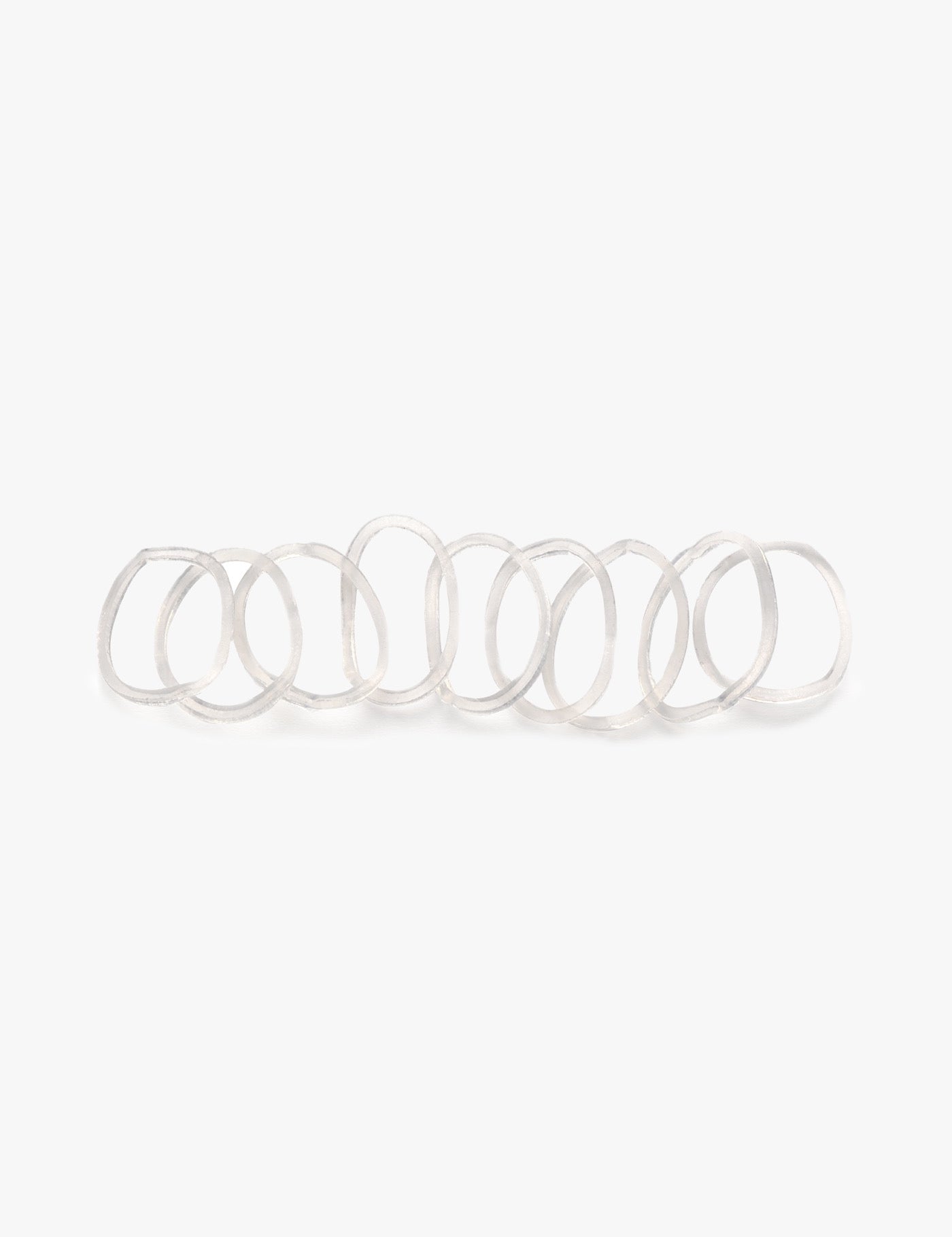 Transparente Zopfgummis, 50 Stück - Haaraccessoires | Royal Beauty