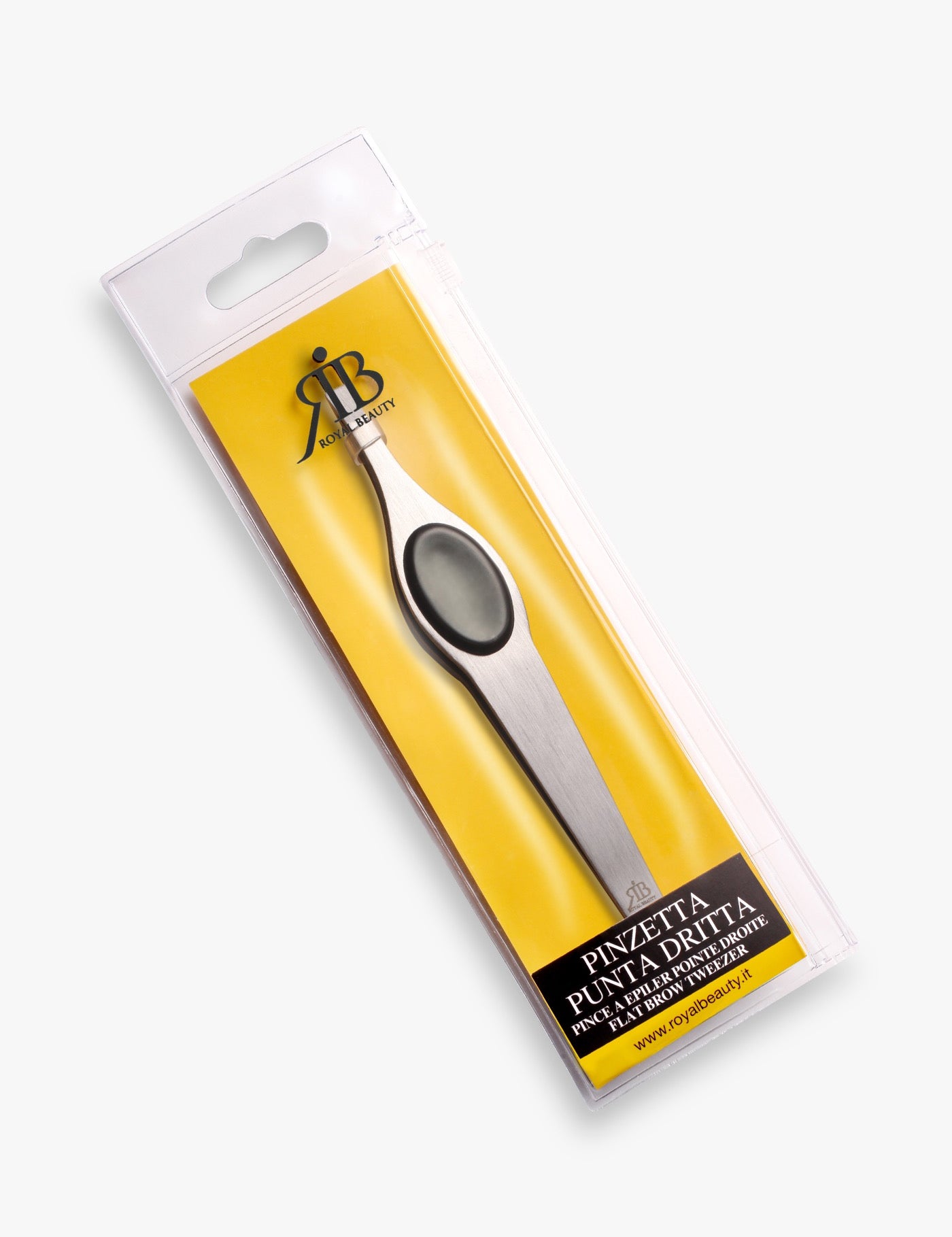 Pinzetta punta dritta con impugnatura - Pennelli e Accessori Make Up | Royal Beauty