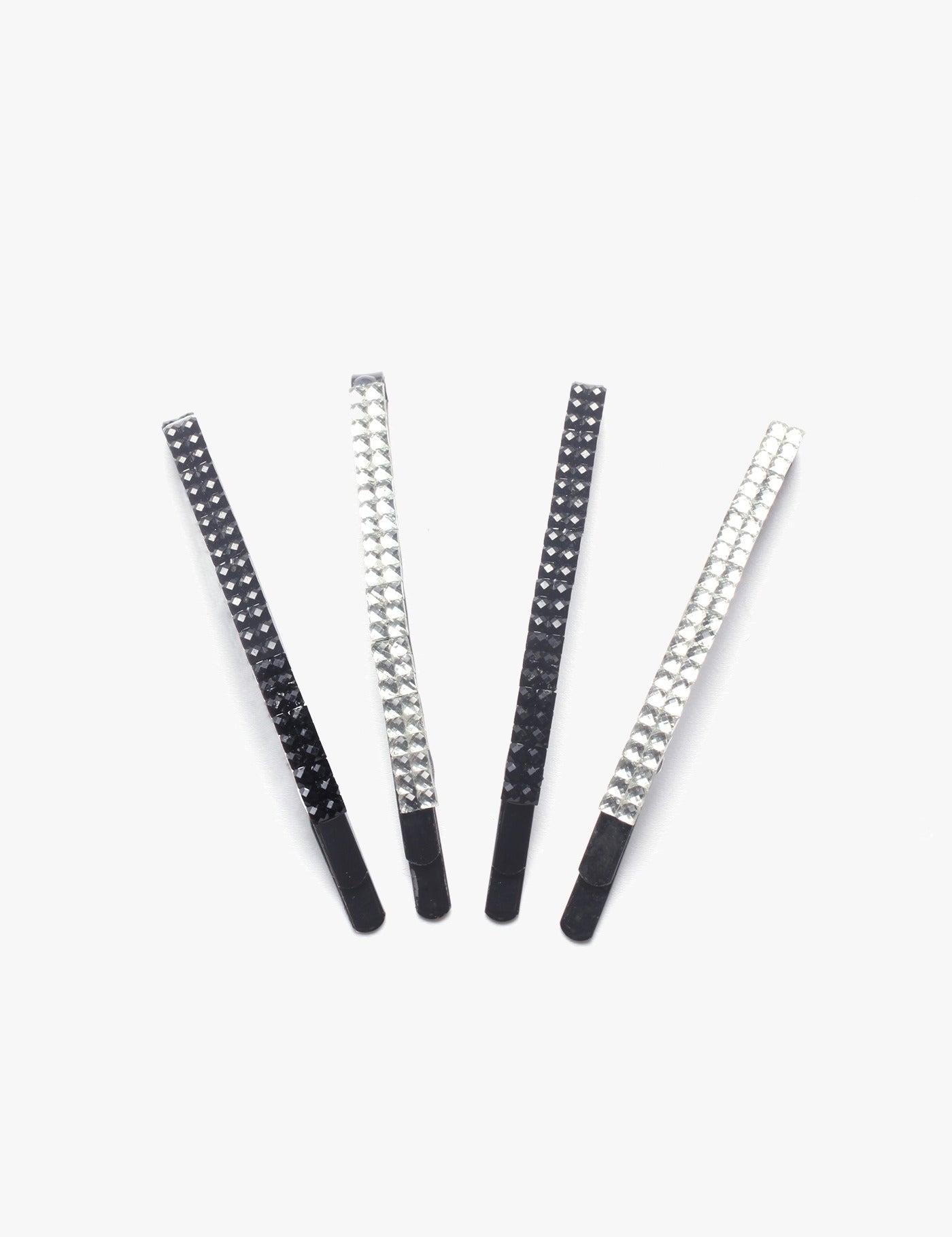 Set mit 4 Strass-Haarklemmen - Haaraccessoires | Royal Beauty