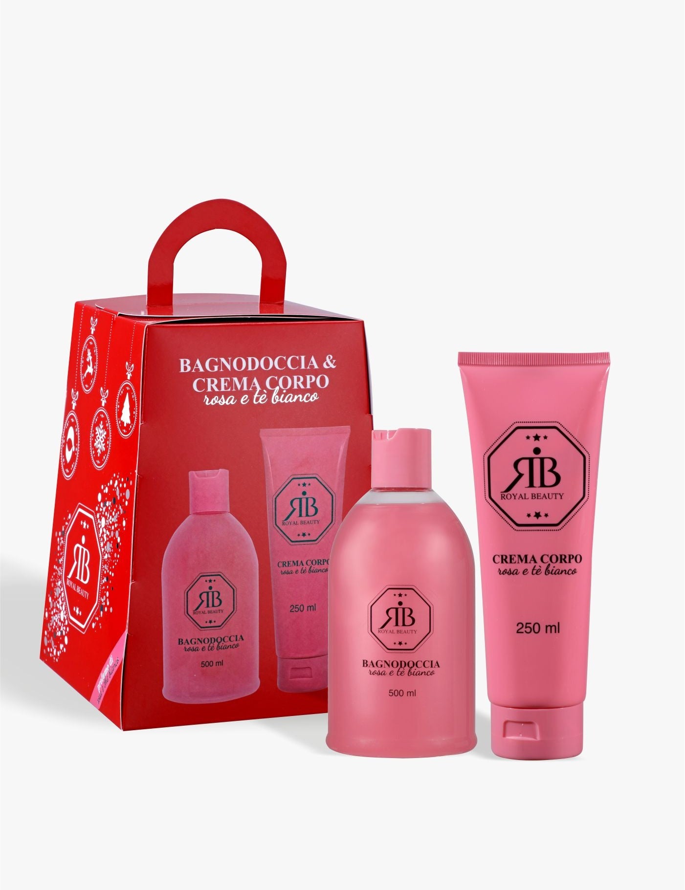 Duschgel- und Körpercreme-Set Rose und weißer Tee - Alle | KÖNIGLICHE SCHÖNHEIT
