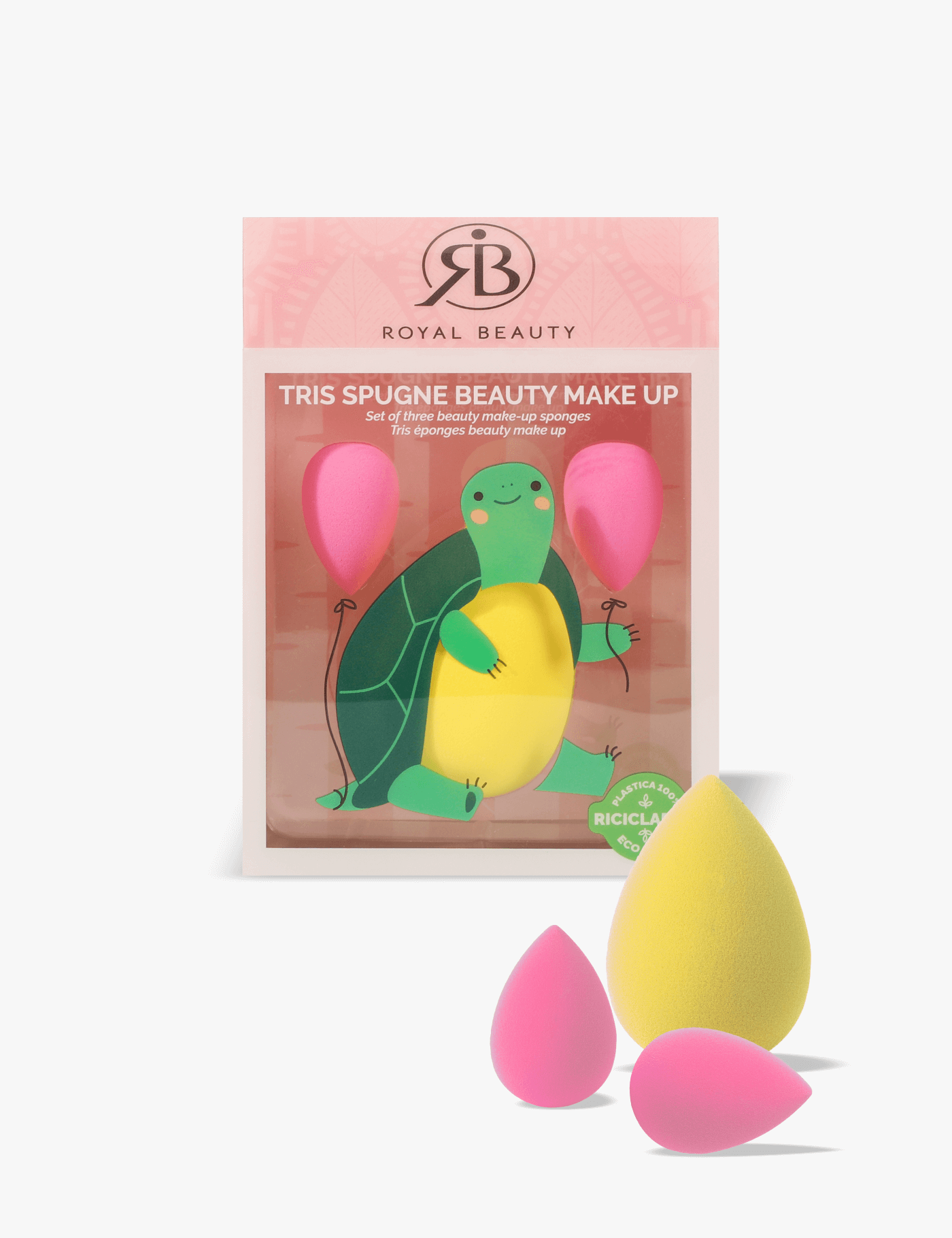 Beauty Blender Tartaruga - Set 3 Pezzi - Pennelli e Accessori Make Up | Royal Beauty