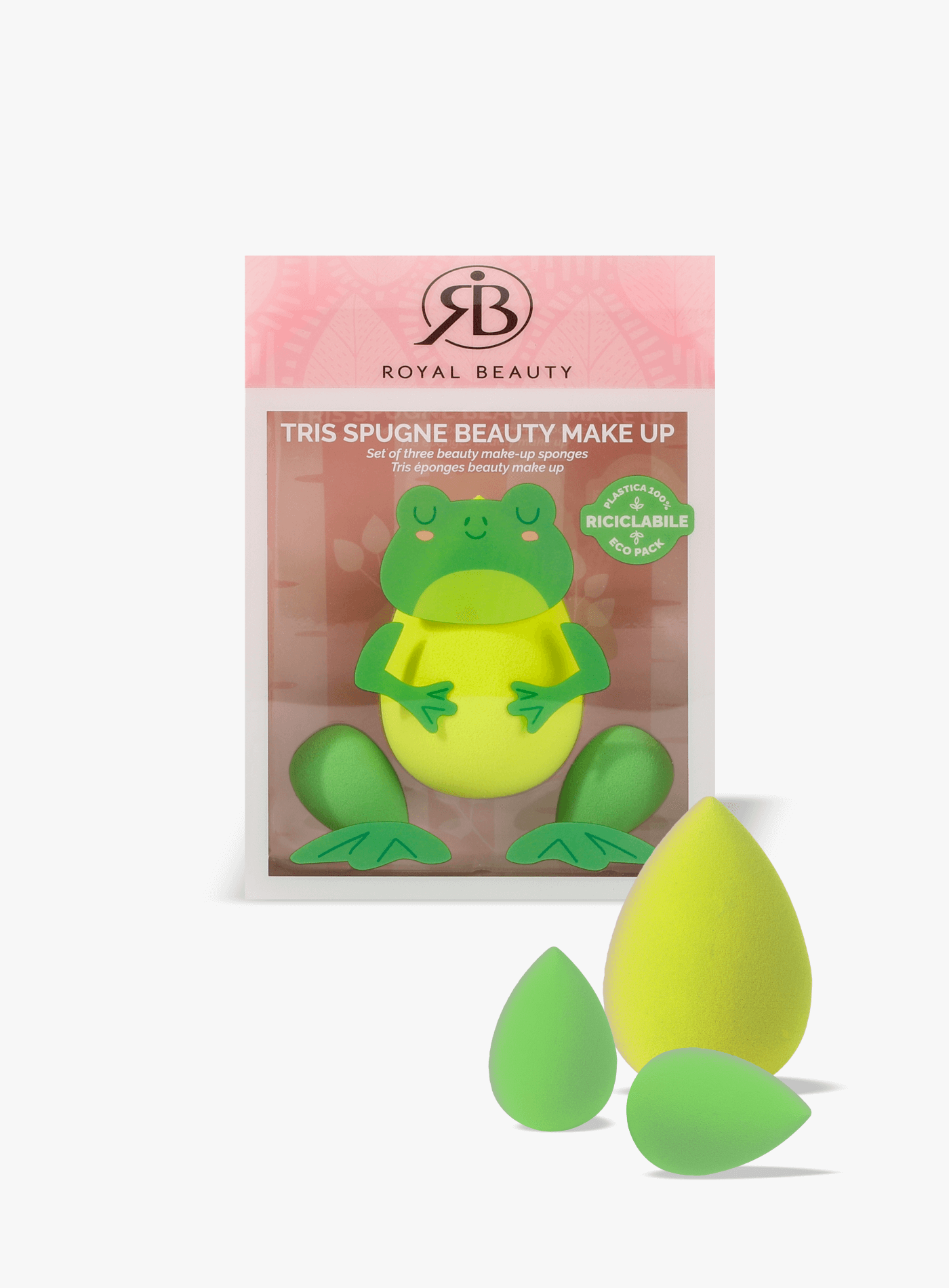 Beauty blender ranocchia - set 3 pezzi -  | Royal Beauty