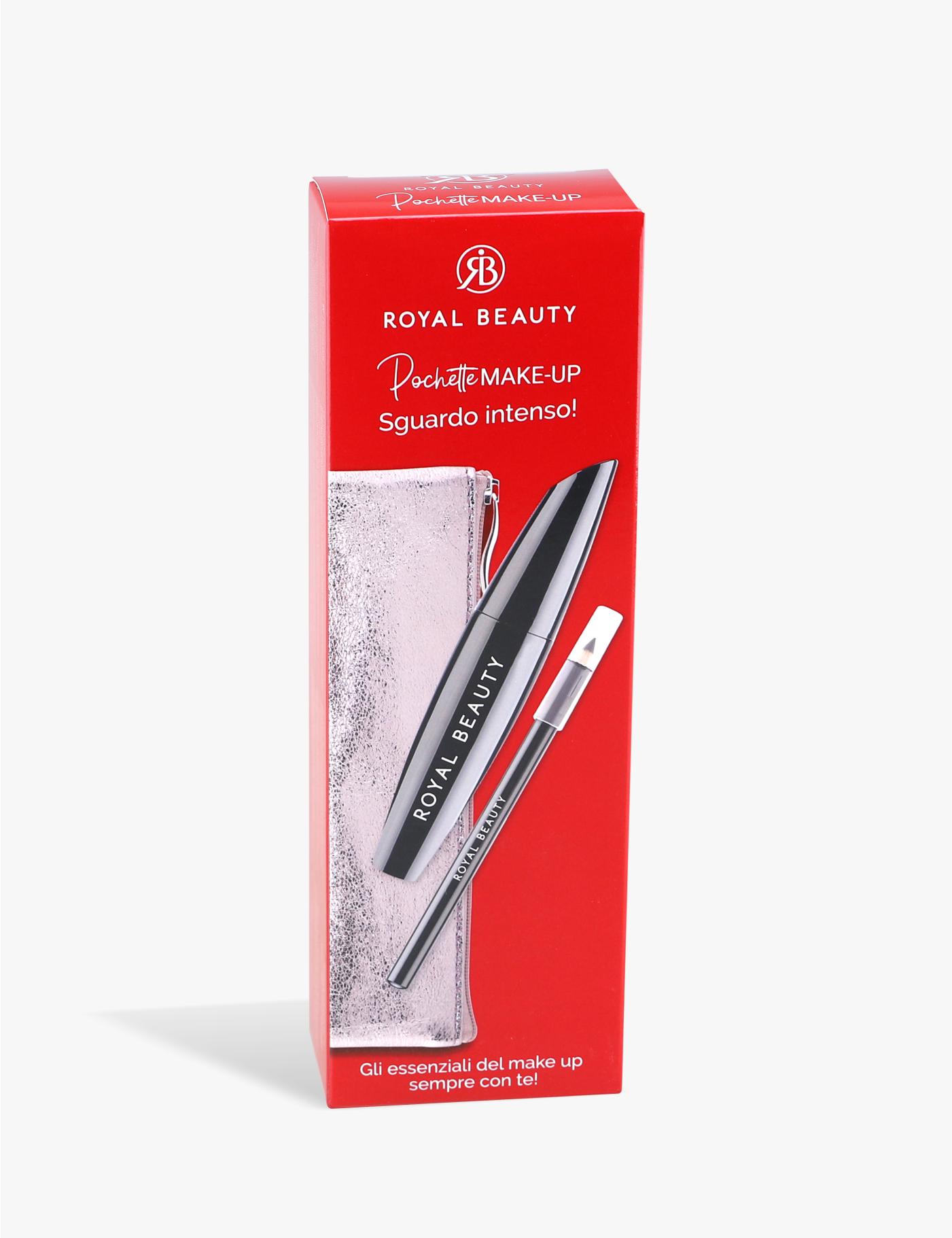 Mini Pochette con Mascara e Matita Nera - All | ROYAL BEAUTY