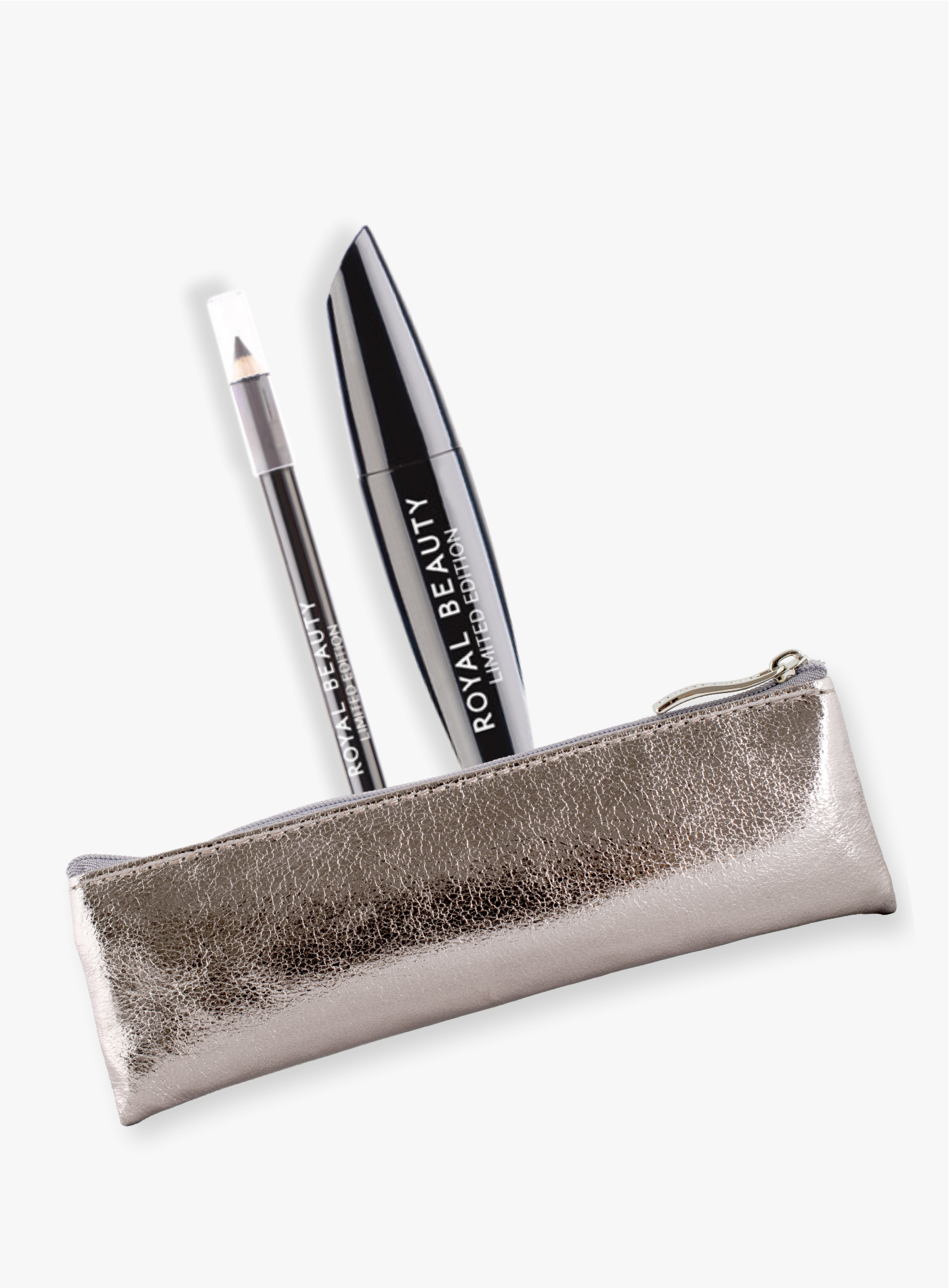 Mini Pochette con Mascara e Matita Nera -  | Royal Beauty