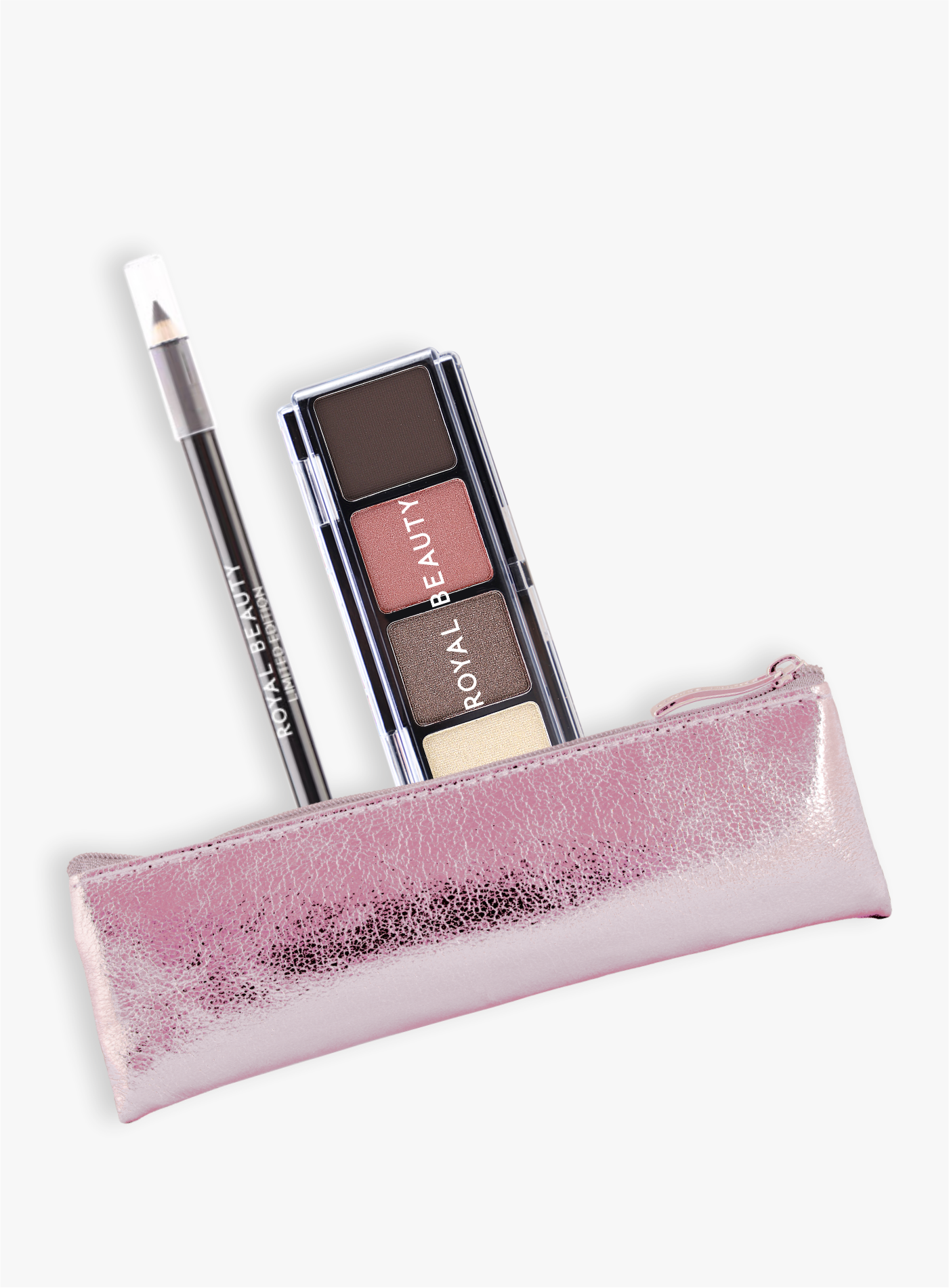 Mini Pochette Con Palette e Matita Nera | Royal Beauty