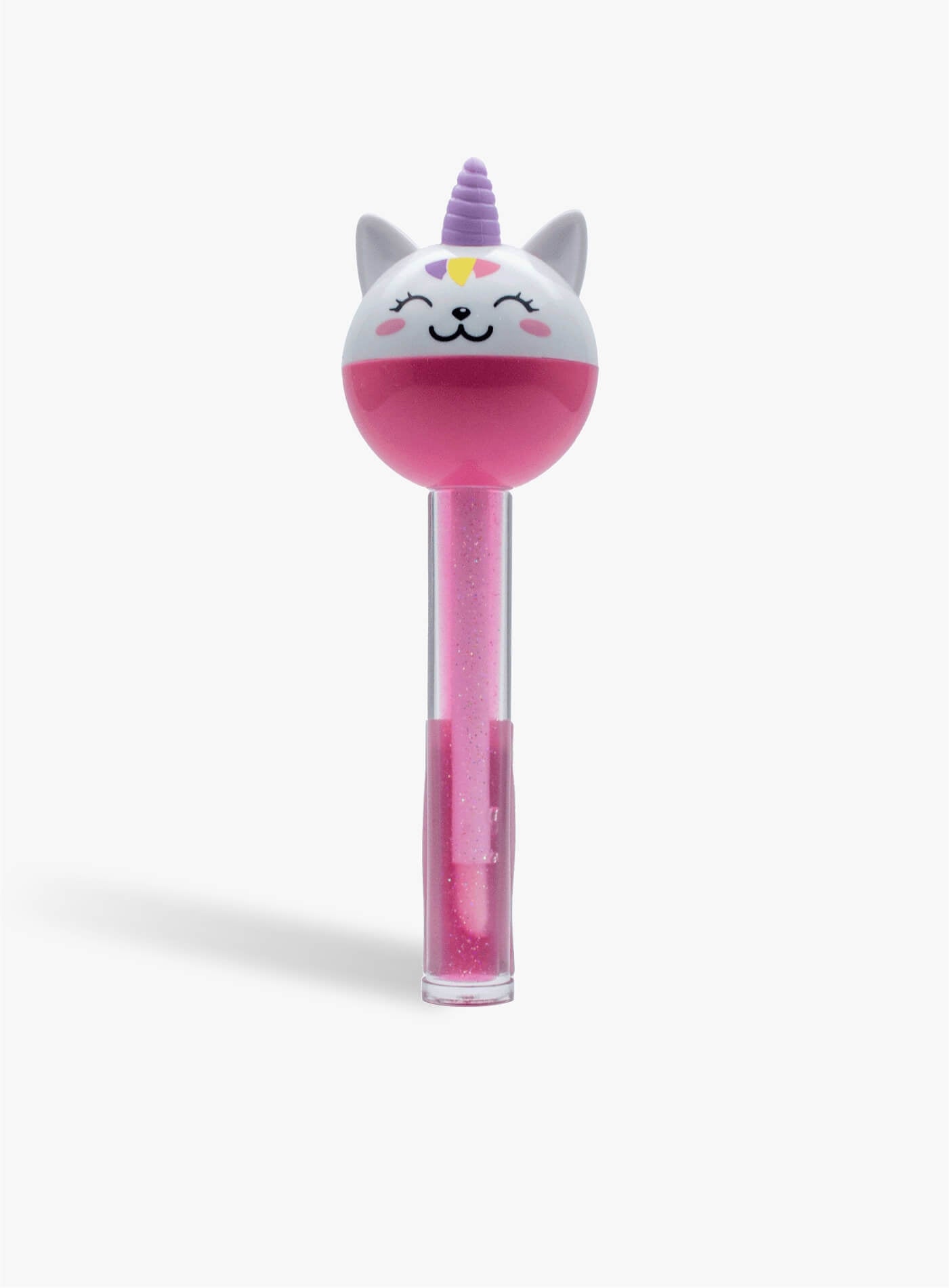 Lippenbalsam Schlüsselanhänger Einhorn – Pflegend, Transparent, 2,5 G