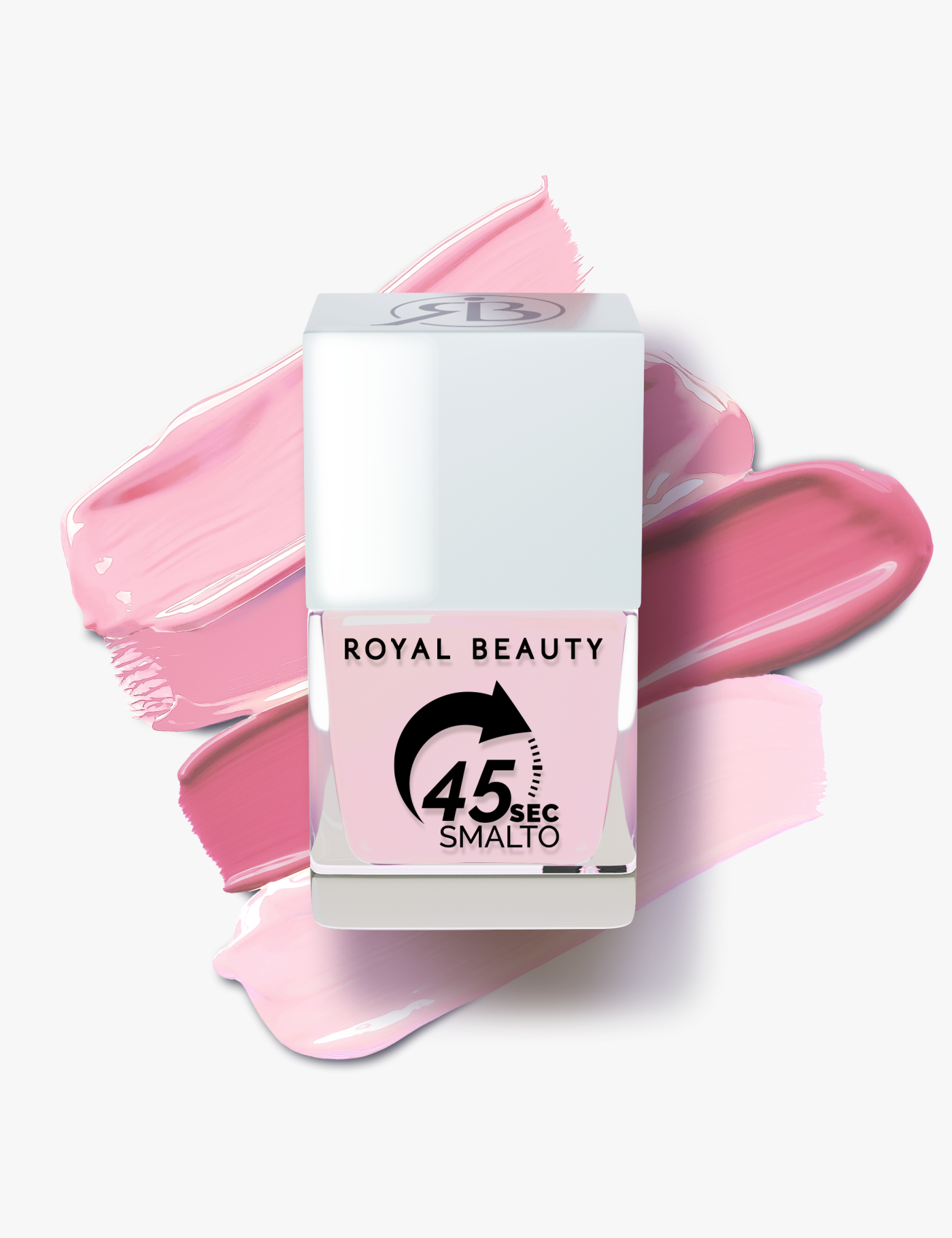 Smalto 45 Secondi Rosa Olografico - Smalti Asciugatura Rapida | Royal Beauty