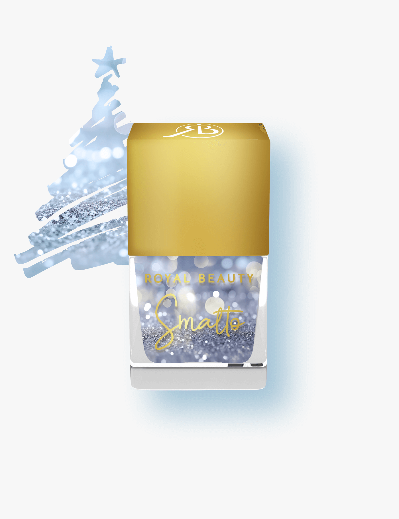 Smalto XMAS Collection Glitter Neve Oro - Smalti per Unghie | Royal Beauty
