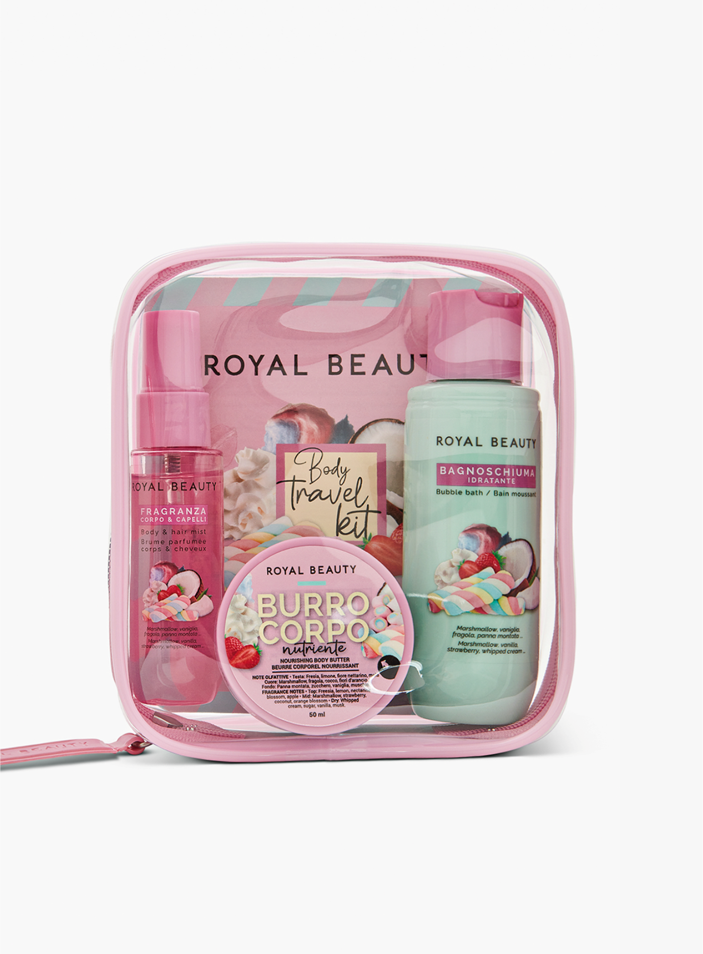 Travel Kit N°11 | Mini Body CareMarshmallow Gourmand -  | Royal Beauty