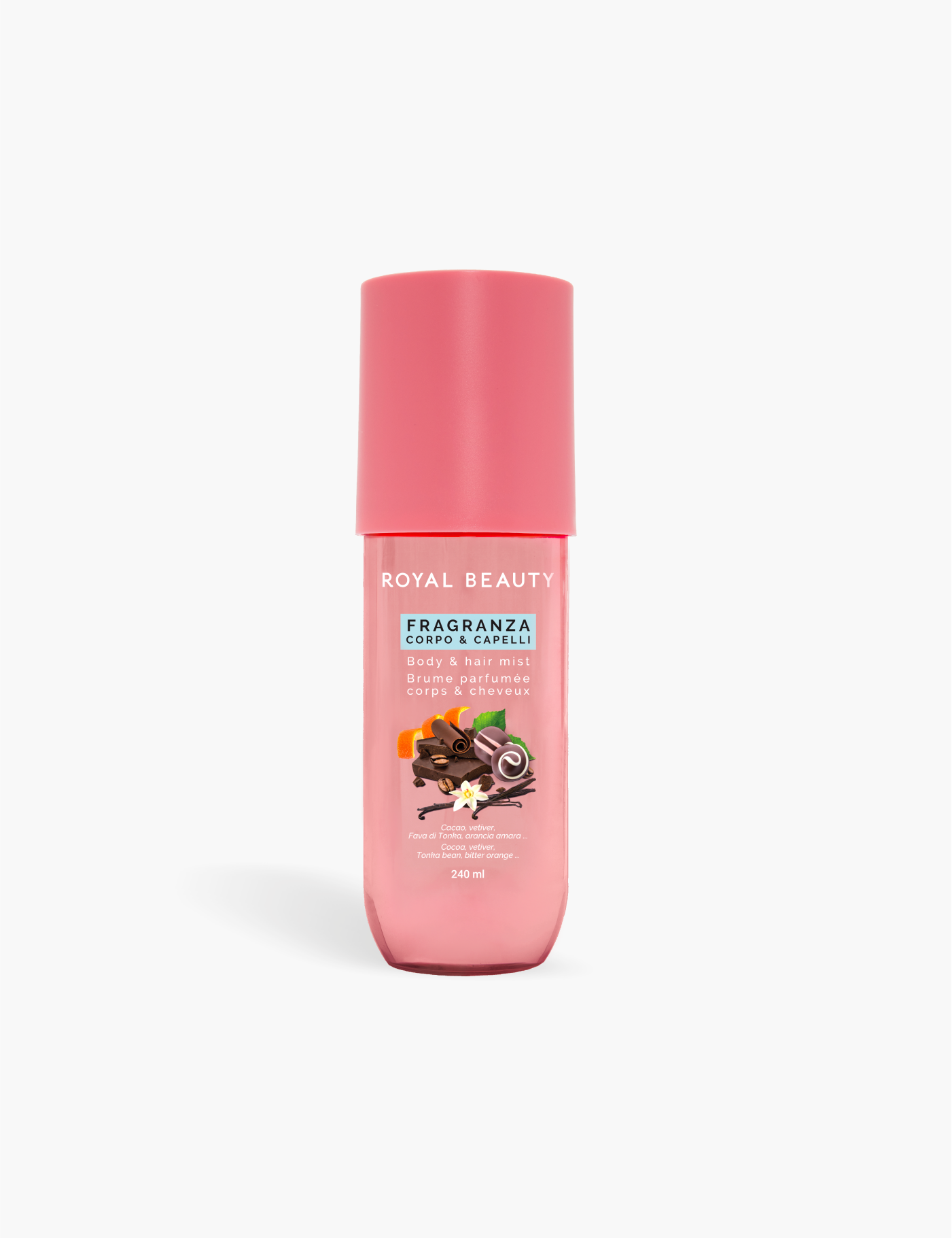 Fragranza Corpo & Capelli N°12 | Cioccolato Gourmand - Creme Corpo Gourmand | ROYAL BEAUTY