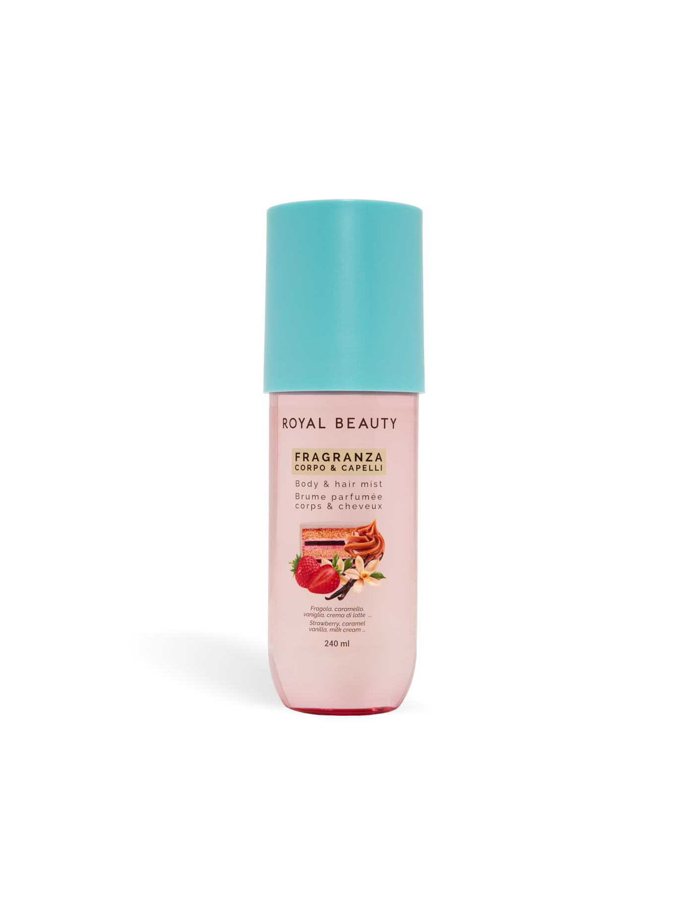 Fragranza Corpo & Capelli N°14 | Cheesecake Fragola Gourmand - Prodotti per la Cura del Corpo | ROYAL BEAUTY