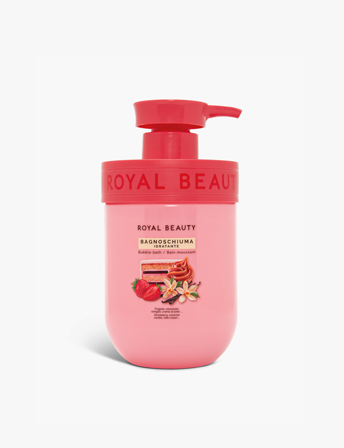 Bagnoschiuma Idratante N°14 | Cheesecake Fragola Gourmand - Creme Corpo Gourmand | ROYAL BEAUTY