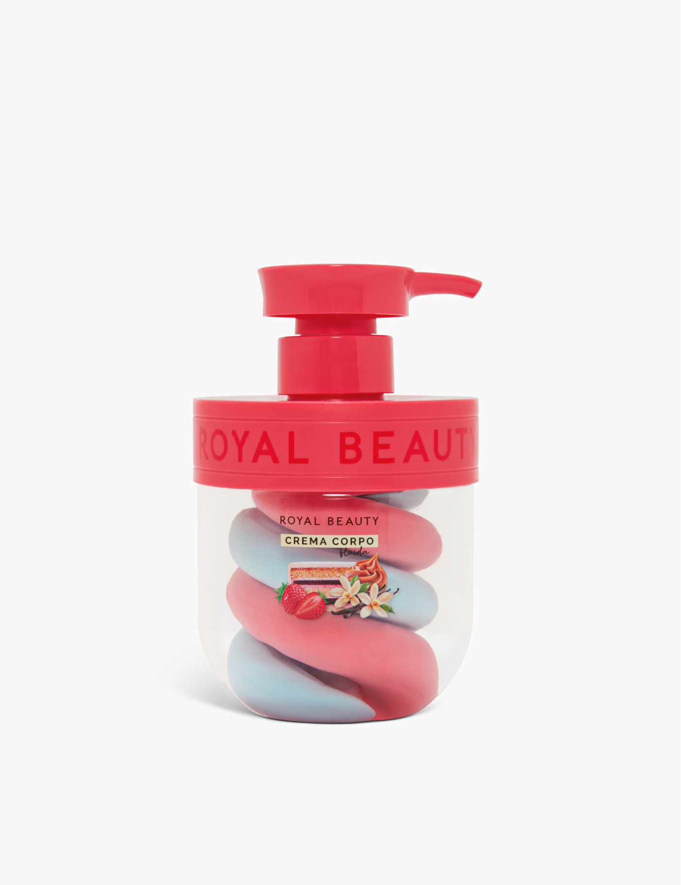 Crema Corpo Fluida N°14 | Cheesecake Fragola Gourmand - Creme Corpo Gourmand | ROYAL BEAUTY