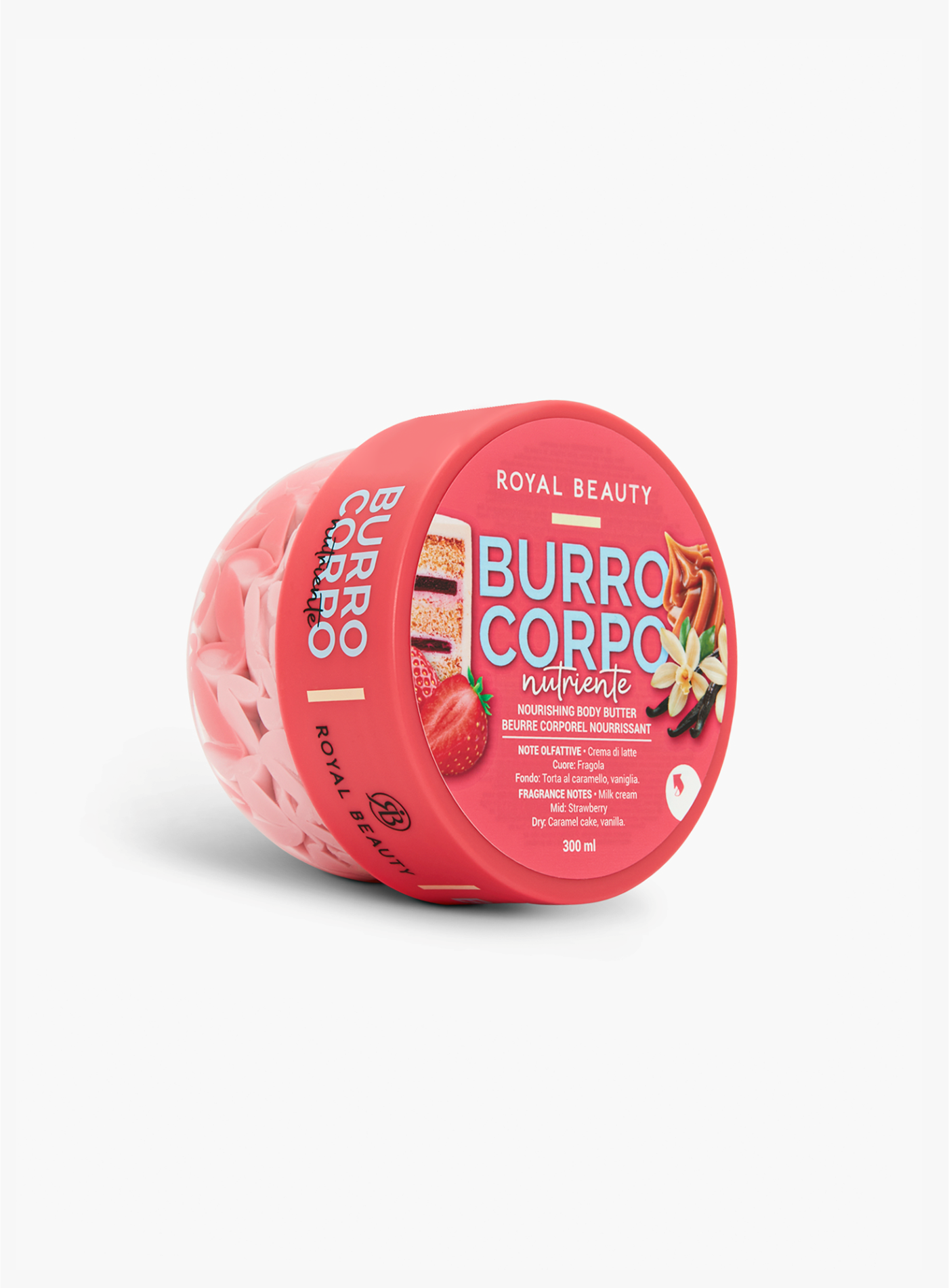Burro Corpo Nutriente N°14 | Cheesecake Fragola Gourmand -  | Royal Beauty