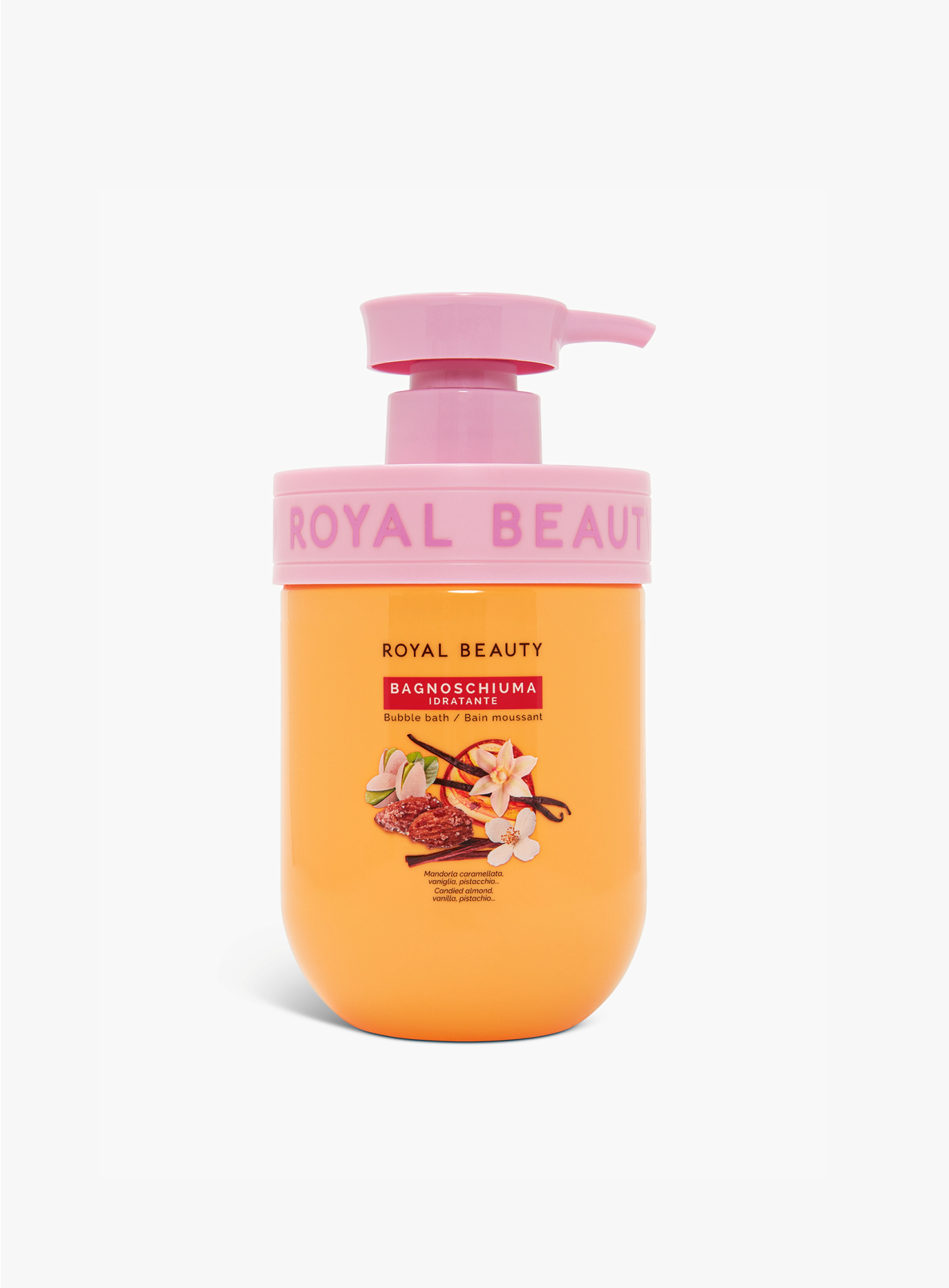 Bagnoschiuma Idratante N°1 Mandorla Caramellata, Vaniglia & Pistacchio -  | Royal Beauty