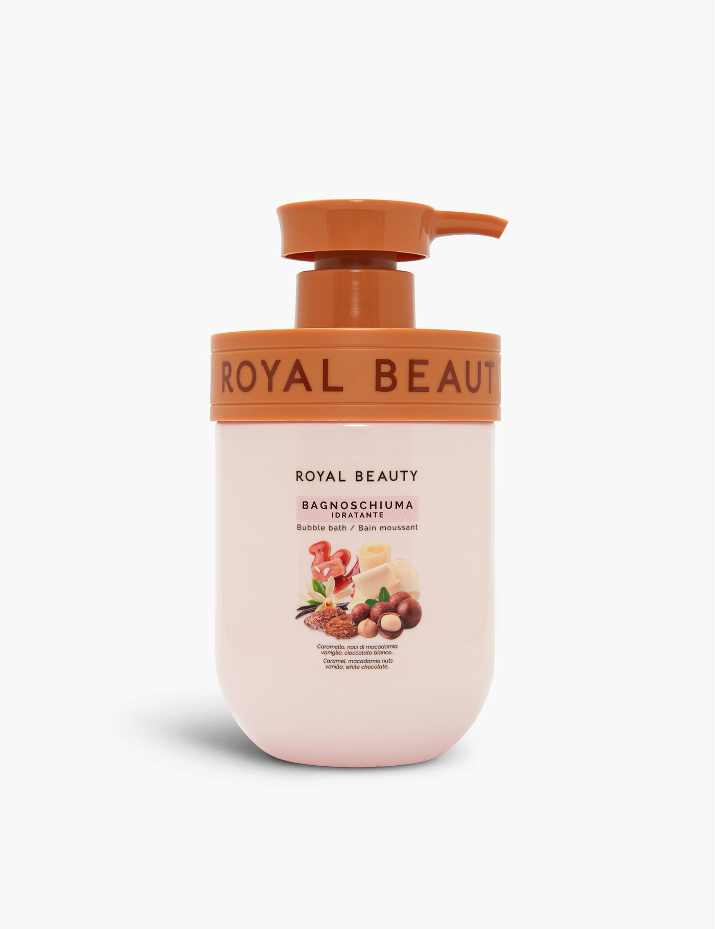 Bagnoschiuma Idratante N°4 Noci di Macadamia, Vaniglia & Cioccolato Bianco - Creme Corpo Gourmand | ROYAL BEAUTY