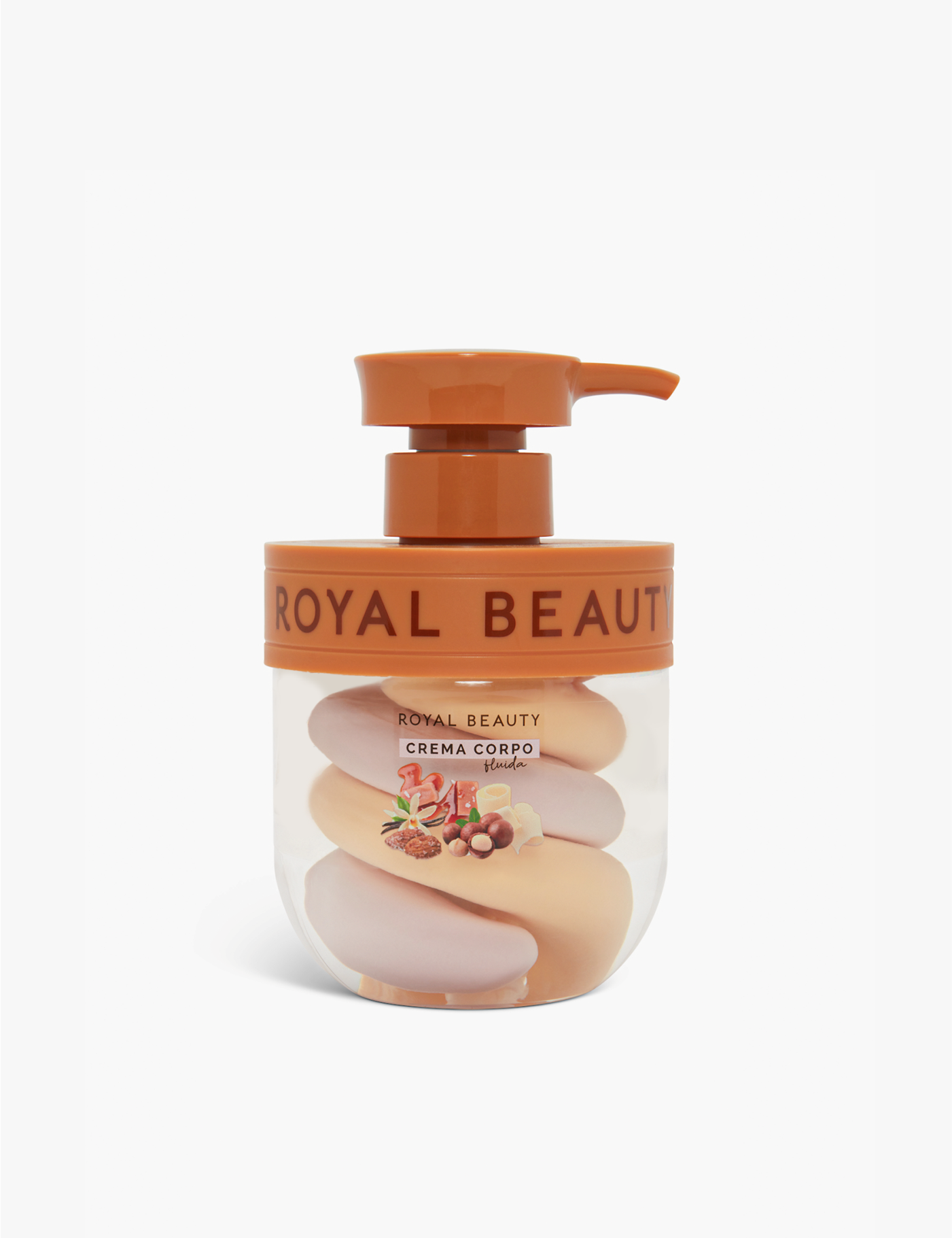 Crema Corpo Fluida N°4 Noci di Macadamia, Vaniglia & Cioccolato Bianco - Creme Corpo Gourmand | ROYAL BEAUTY