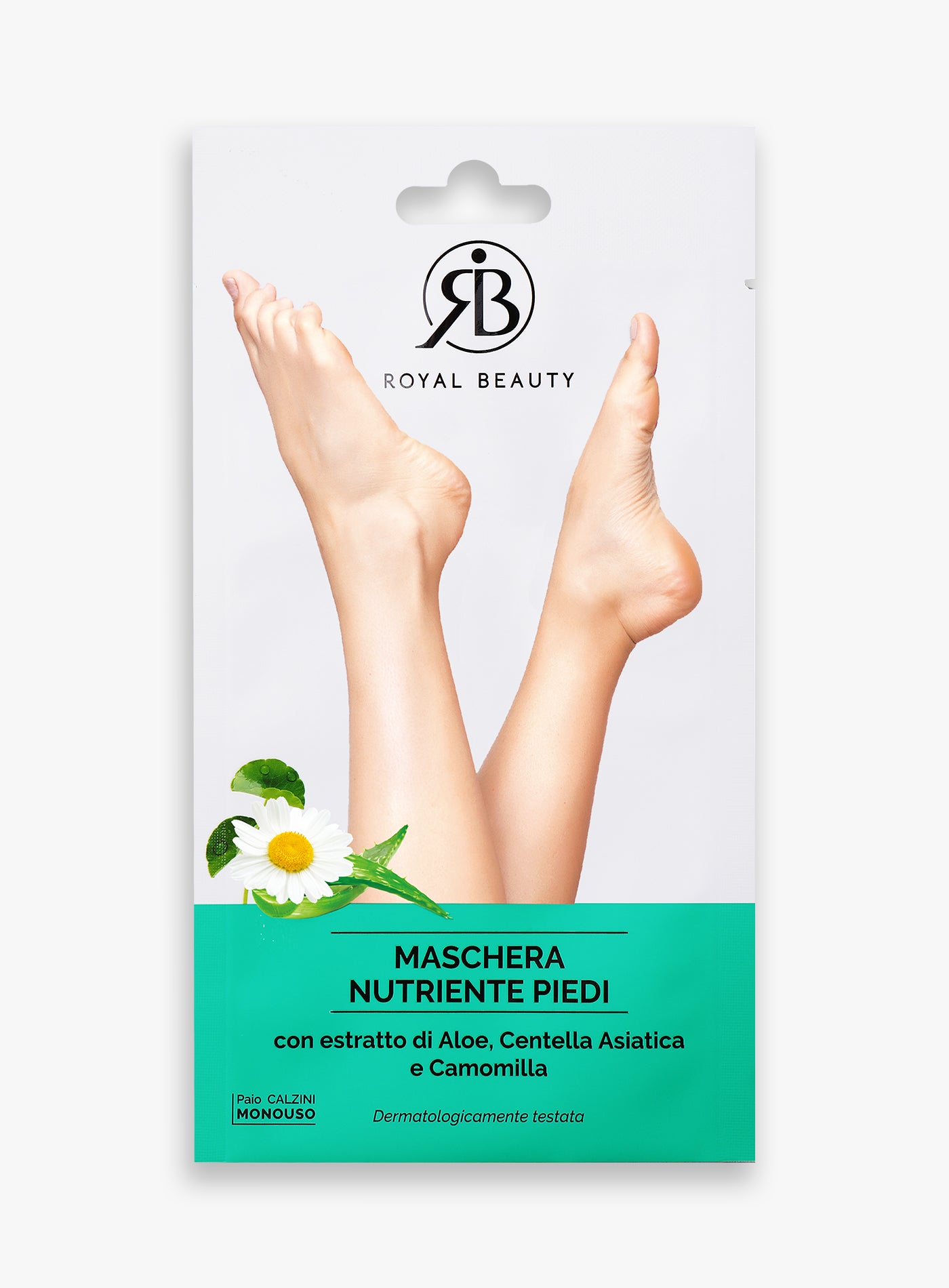 Maschera nutriente piedi estratto d' aloe -  | Royal Beauty