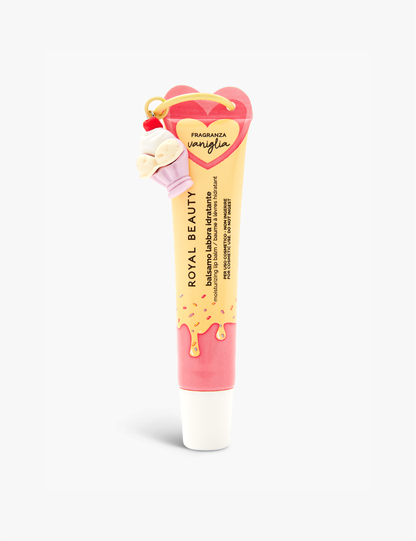 Balsamo Labbra Vaniglia con Charm | Lip Balm Gourmand - All | ROYAL BEAUTY