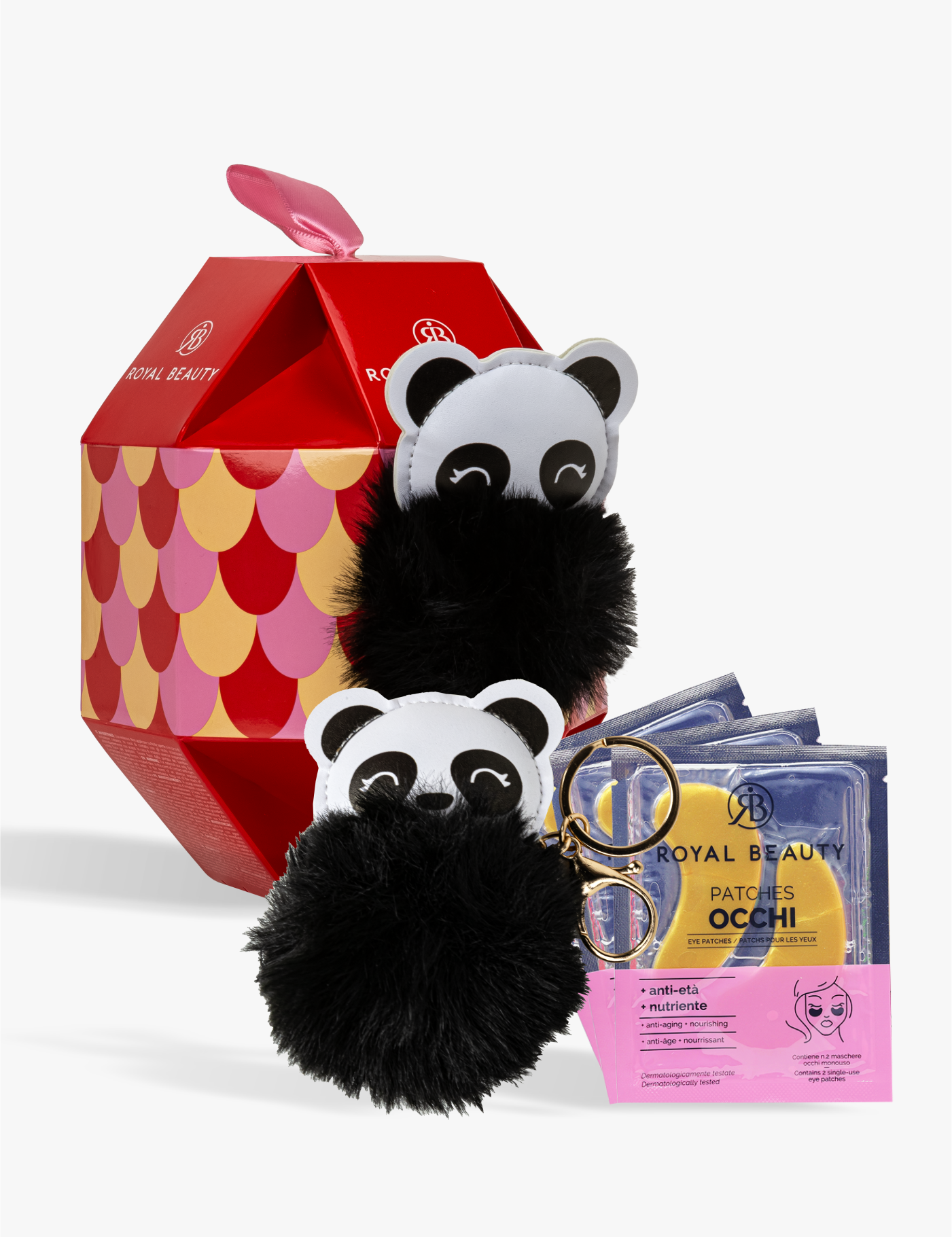 Palla Di Natale - Portachiavi E Tre Patches Occhi - All | ROYAL BEAUTY