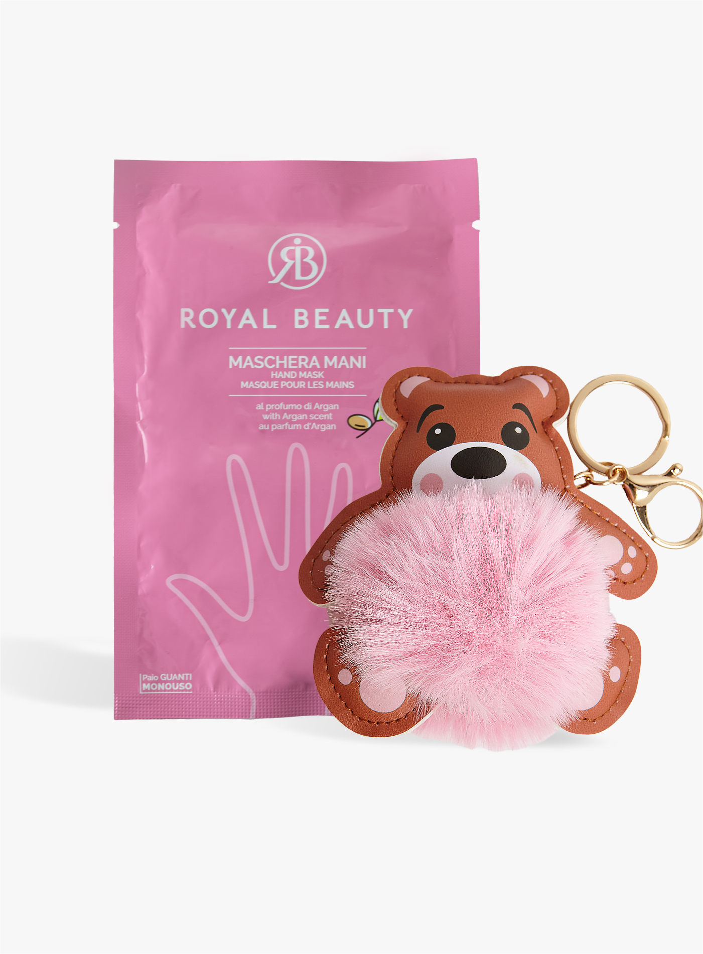 Weihnachtskugel - Schlüsselanhänger und Handmaske | Königliche Schönheit