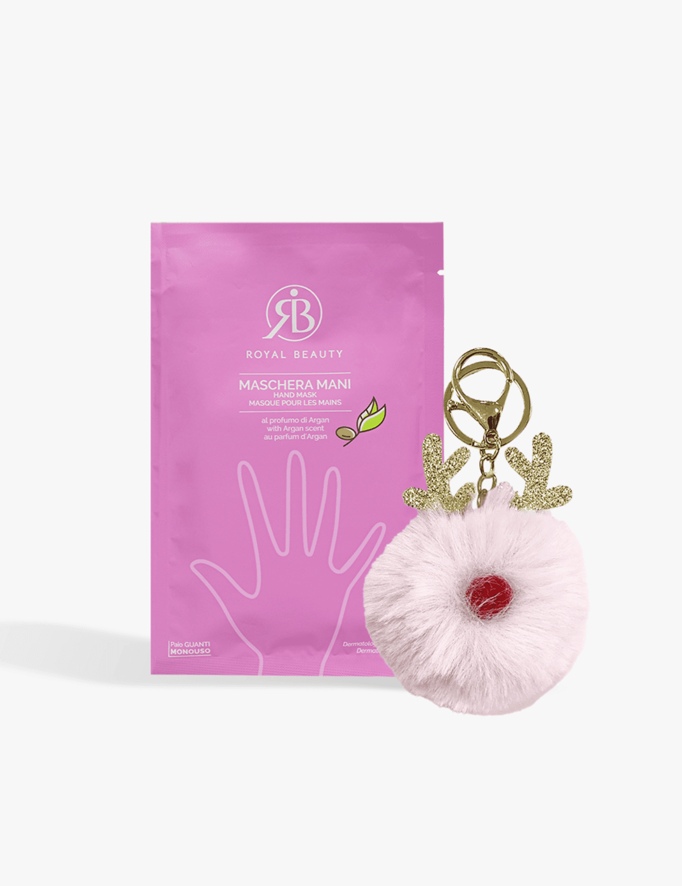 Palla di Natale - portachiavi e maschera mani - Idee Regalo | Royal Beauty