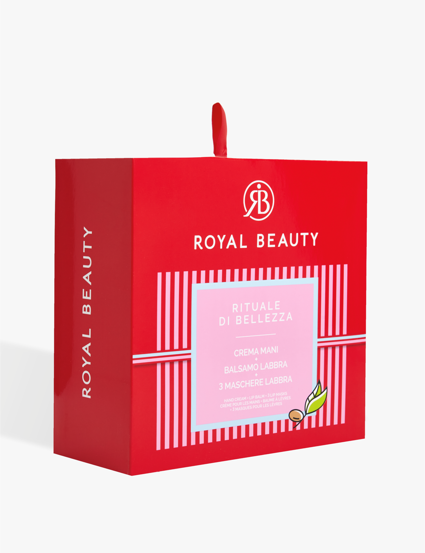 Kit Crema Mani, Balsamo Labbra e 3 Patches Labbra - Argan - Idee Regalo | ROYAL BEAUTY