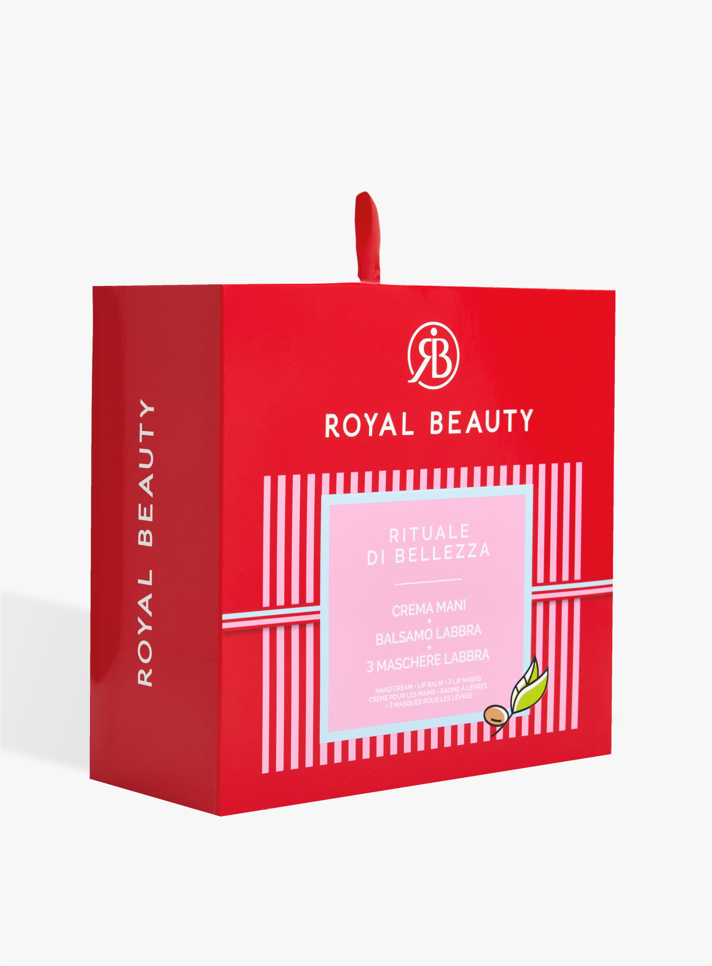 Set mit Handcreme, Lippenbalsam und 3 Lippenmasken - Argan -  | Königliche Schönheit