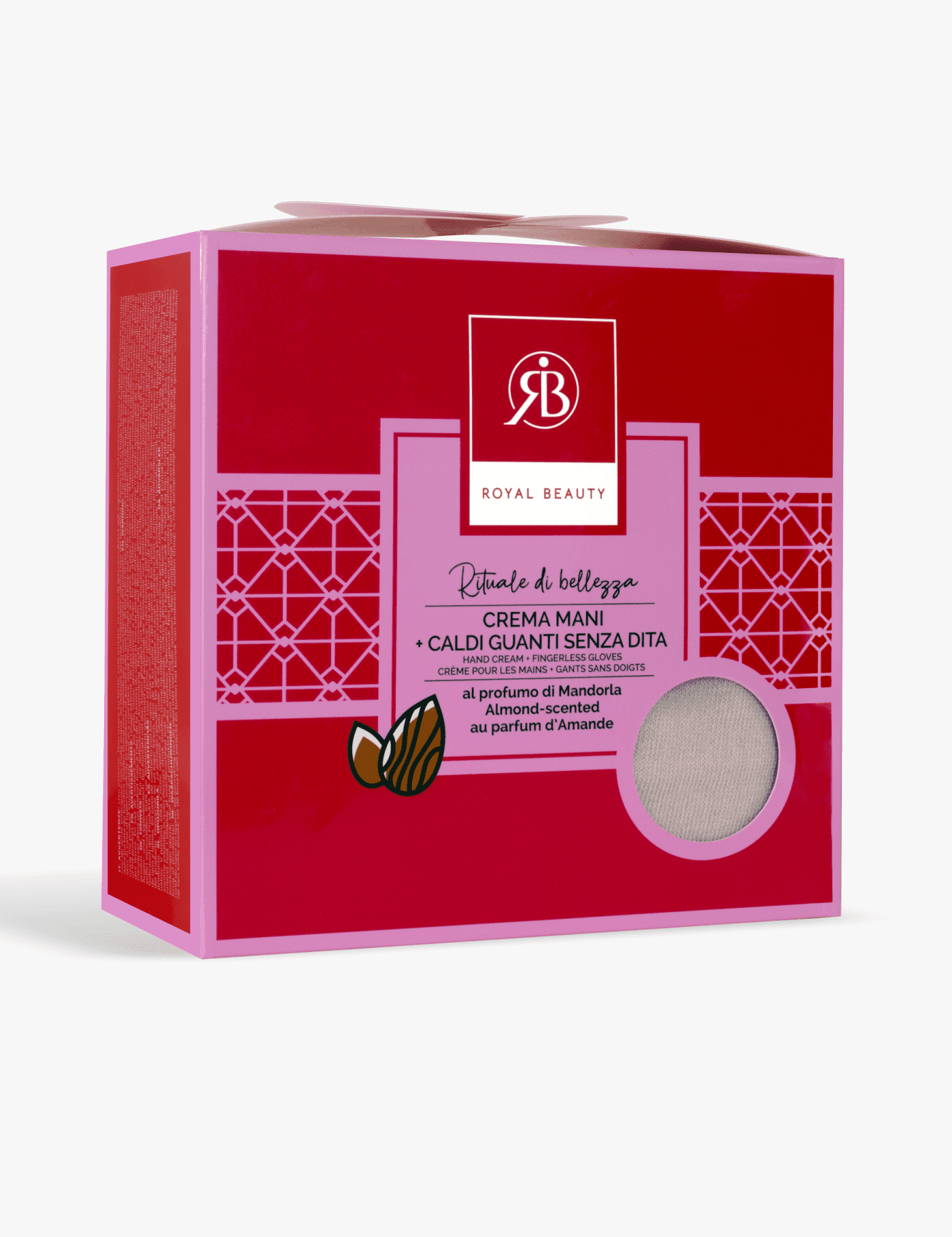 Kit guanti e crema mani mandorla - Prodotti per la Cura del Corpo | Royal Beauty