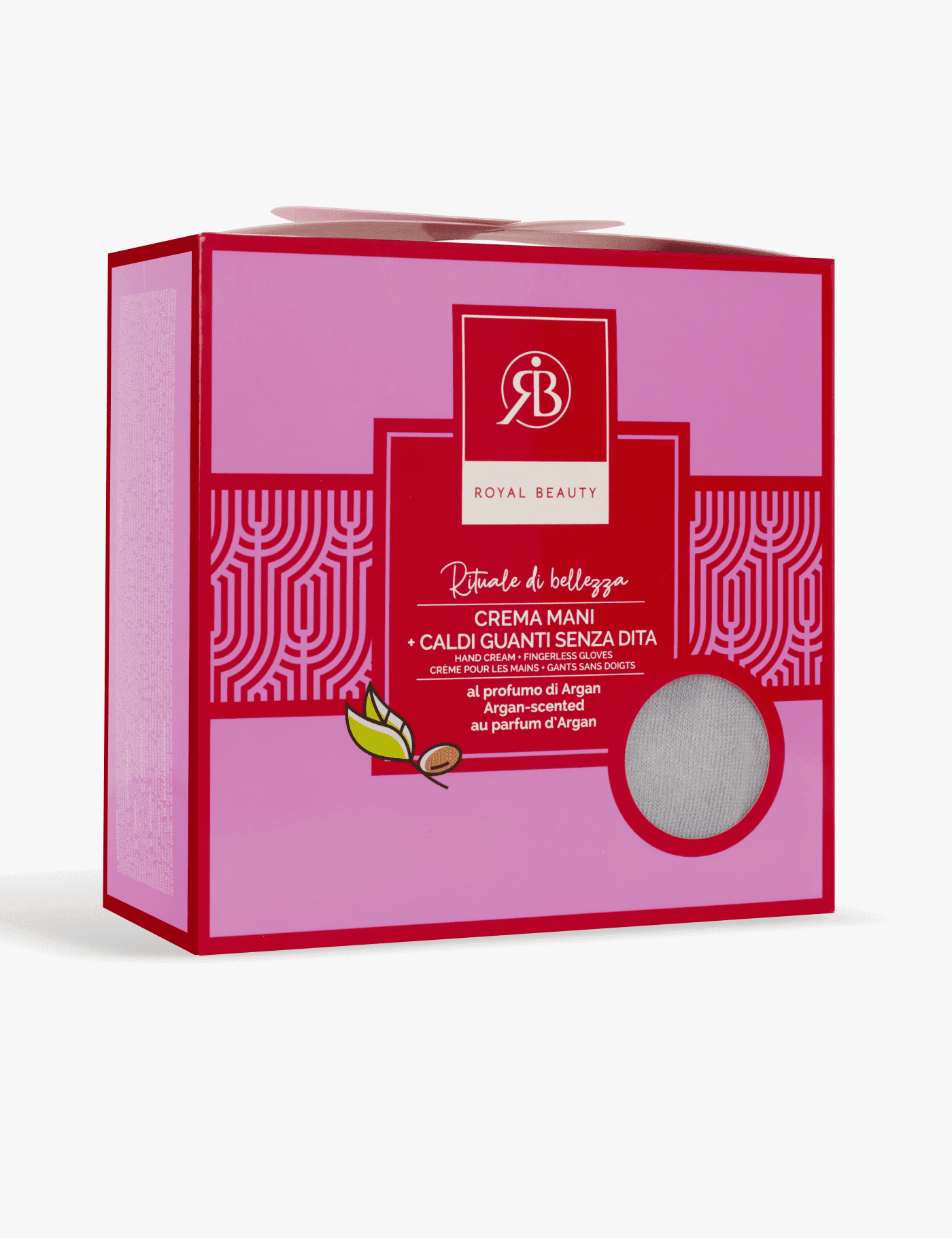 Kit guanti e crema mani argan - Prodotti per la Cura del Corpo | Royal Beauty