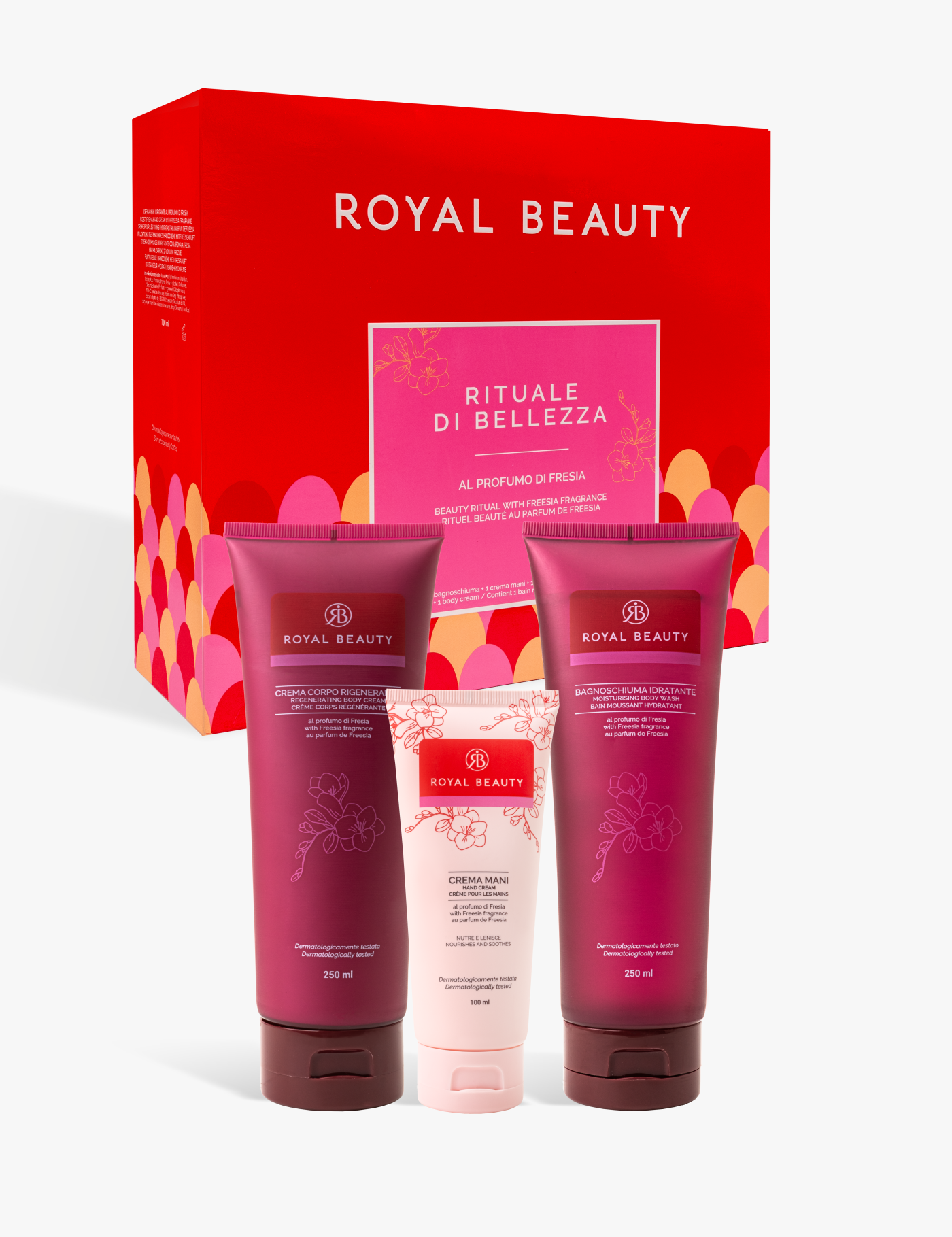 Set Regalo Fresia - Coccola di Bellezza - Prodotti per la Cura del Corpo | Royal Beauty