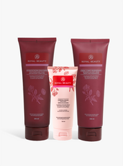 Geschenkset mit Schaumbad, Handcreme und Körpercreme - weißer Moschus -  | Königliche Schönheit