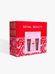 Geschenkset mit Schaumbad, Handcreme und Körpercreme - weißer Moschus -  | Königliche Schönheit