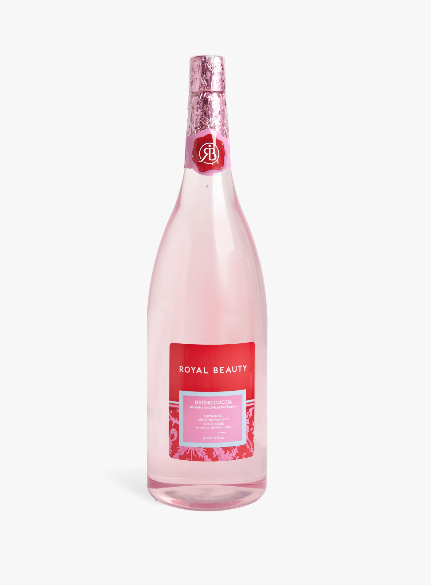 Bagnoschiuma Muschio Bianco - 3 Litri | Royal Beauty