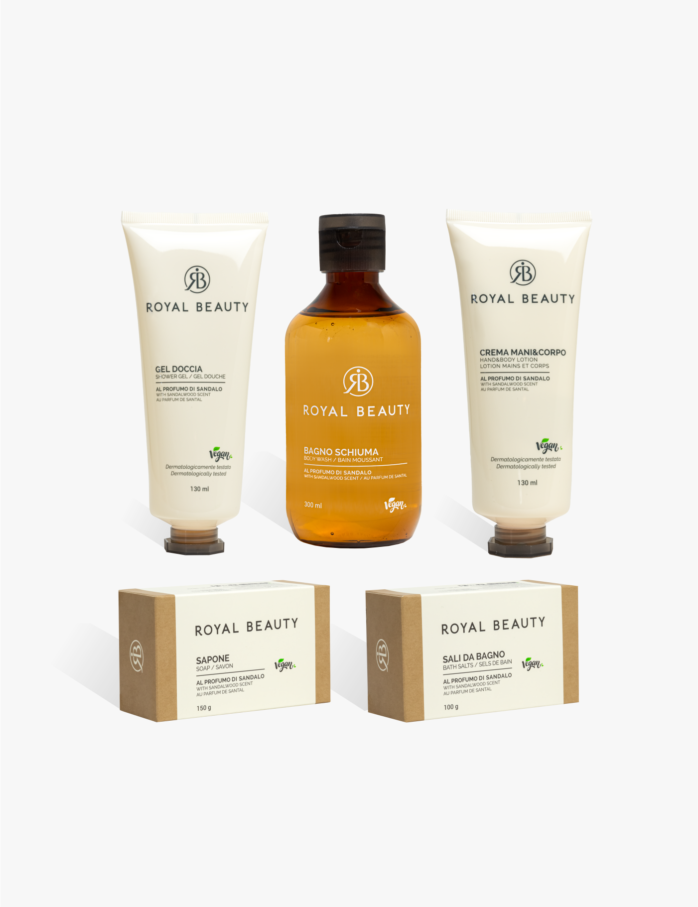 Wellness Kit Uomo - Sandalo - Prodotti per la Cura del Corpo | Royal Beauty