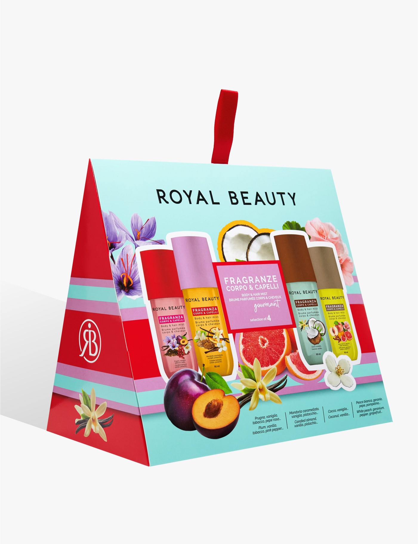 Cofanetto 4 Body & Hair Mist - All | ROYAL BEAUTY