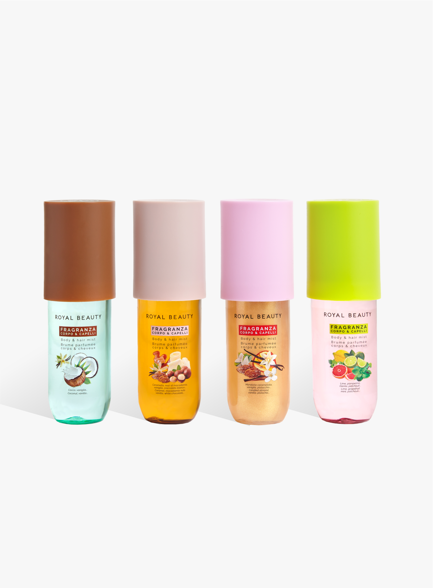 Cofanetto 4 Body & Hair Mist | Royal Beauty