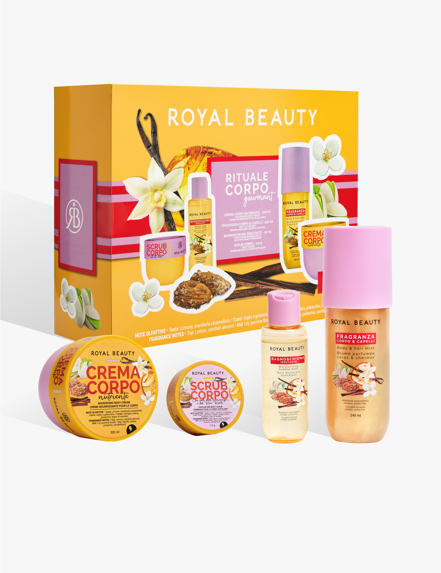 Cofanetto Corpo Gourmand – Fragranza N°1 - All | ROYAL BEAUTY