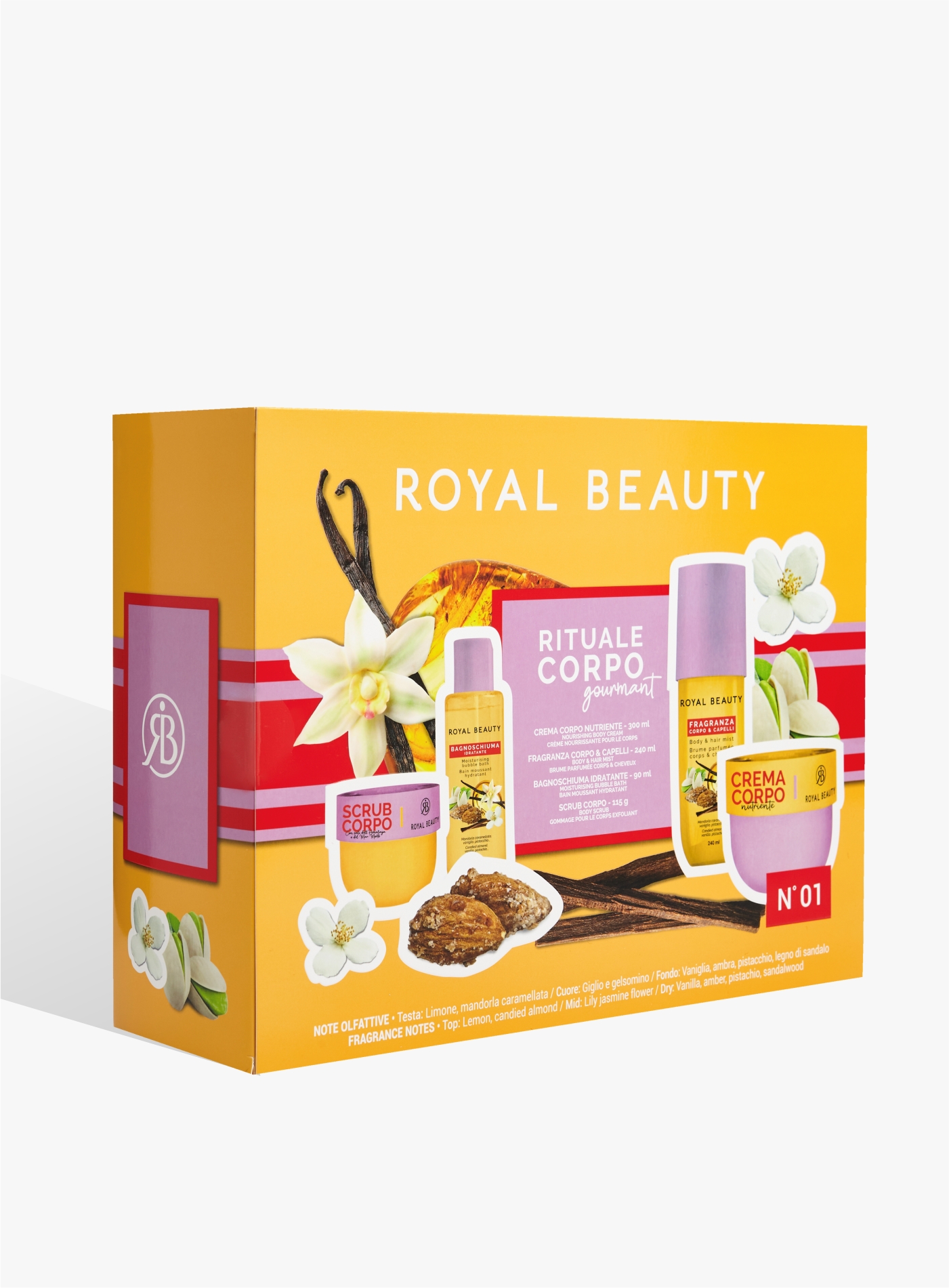 Gourmand Körperpflegeset – Duft Nr. 1 -  | Königliche Schönheit