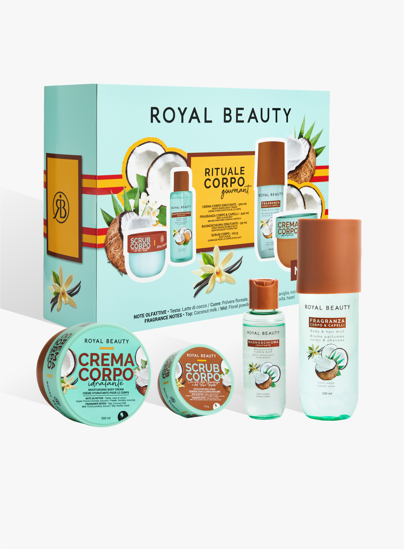 Gourmand Körperpflegeset – Duft Nr. 3 | Königliche Schönheit
